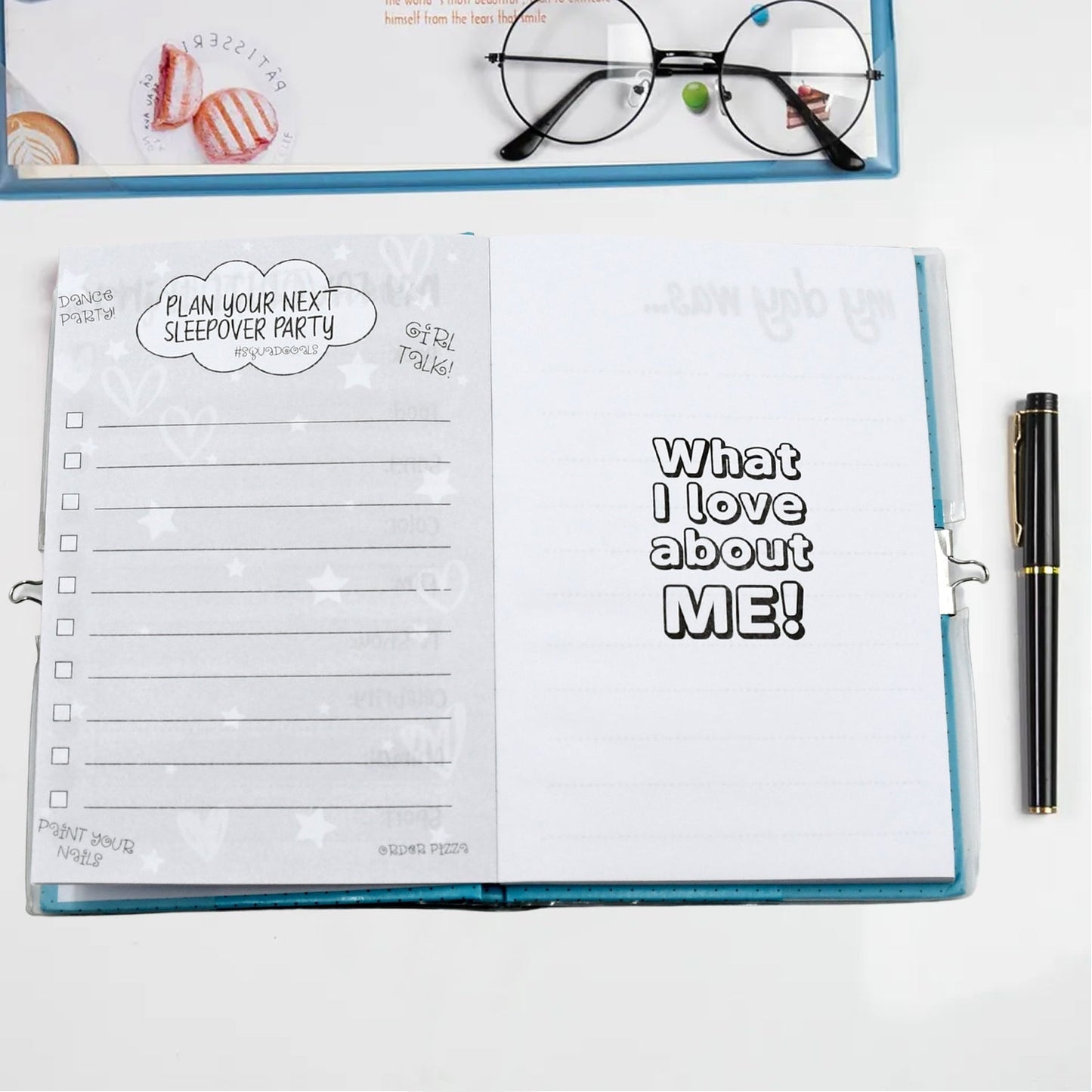 Girls And Boys Diary with Lock for Kids, Cute Girls And Boys Journal Secret Notebook with Lock and Key for Little Kid Writing Drawing Dairy book Gifts for Pre - Springkart 
