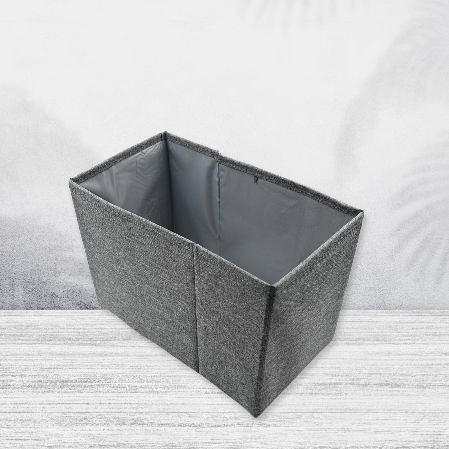 FOLDABLE STORAGE BOX WITH LID AND HANDLES, COTTON AND LINEN STORAGE BINS AND BASKETS ORGANIZER FOR NURSERY, CLOSET, BEDROOM, HOME - Springkart 