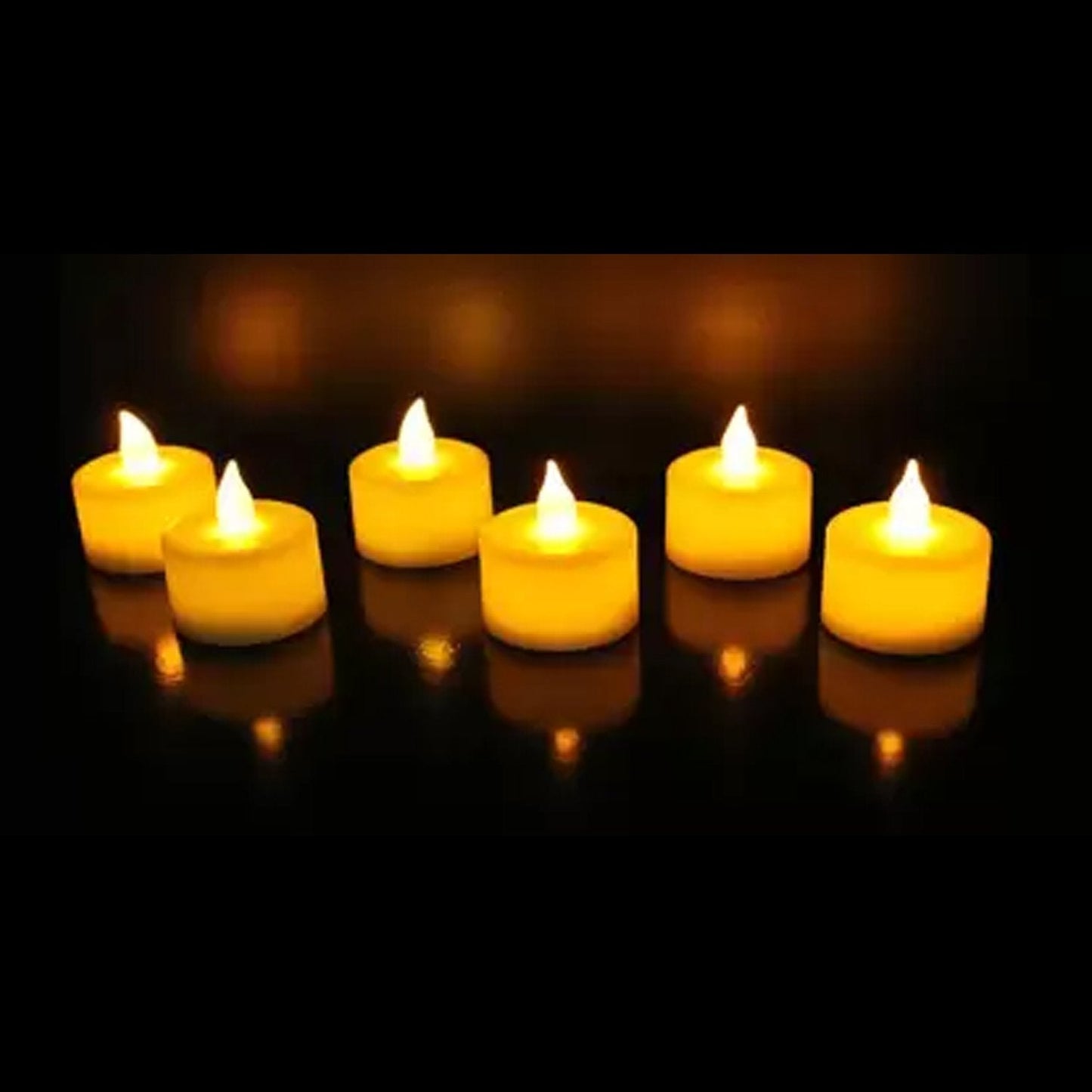 Festival Decorative - LED Tealight Candles (White, 24 Pcs) - Springkart 