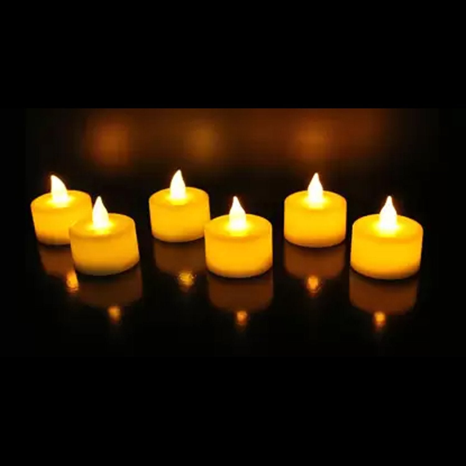 Festival Decorative - LED Tealight Candles (White, 24 Pcs) - Springkart 