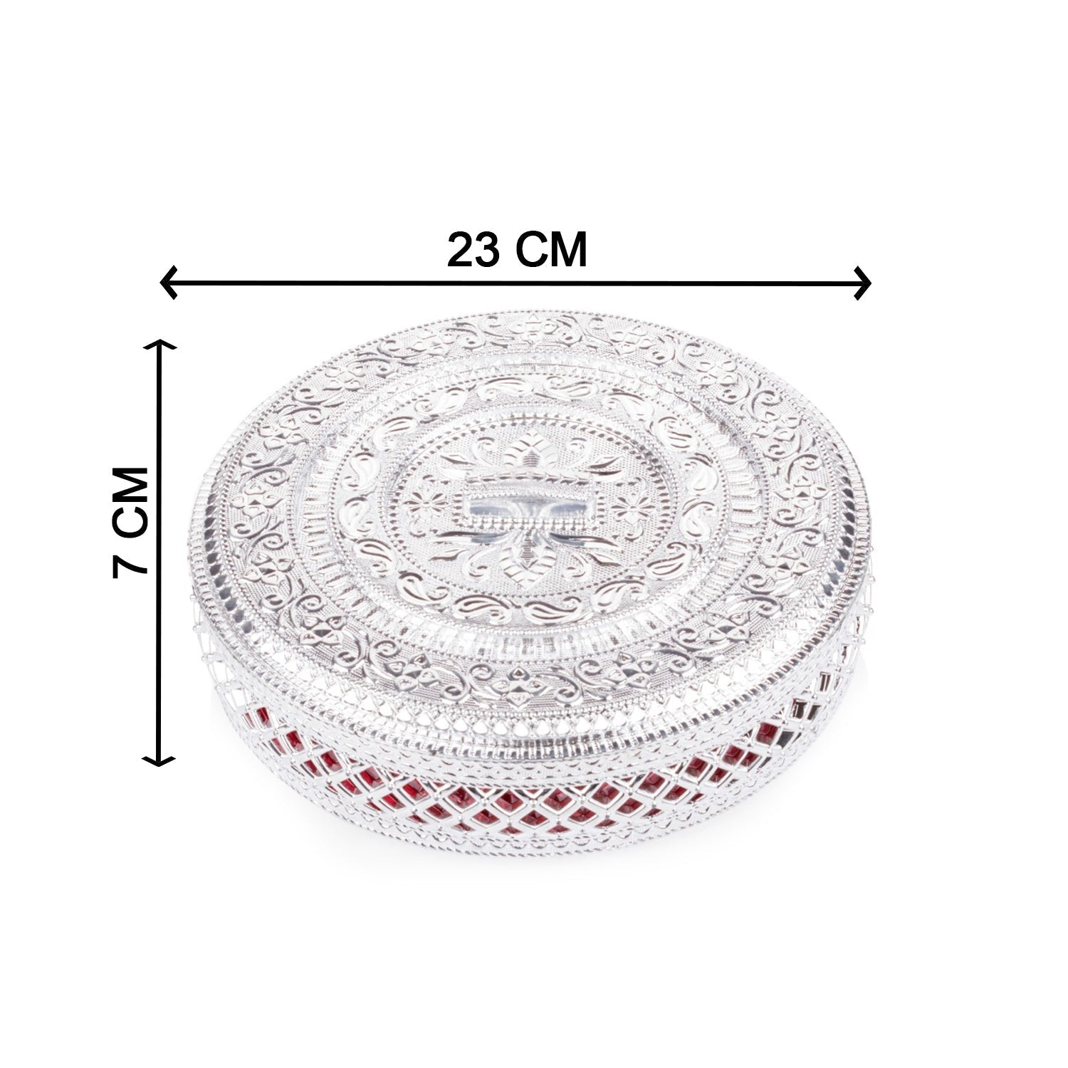 Round Box, Dry Fruit Box For Kitchen Storage Home Decor - Springkart 