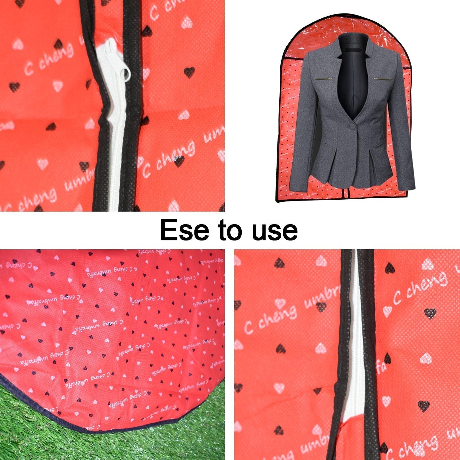 Men's Coat Blazer Cover Holdover Breathable Garment Bag Suit Cover - Springkart 