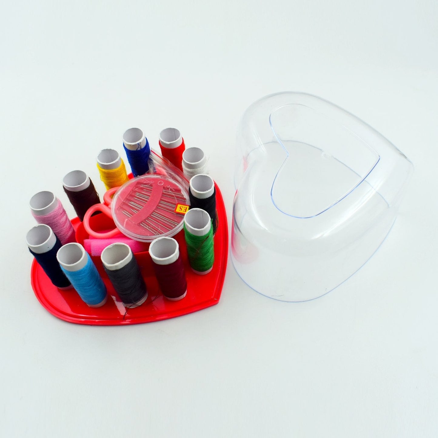 Heart-Shaped Sewing Box Multi-Functional Convenient Sewing Tools - Springkart 
