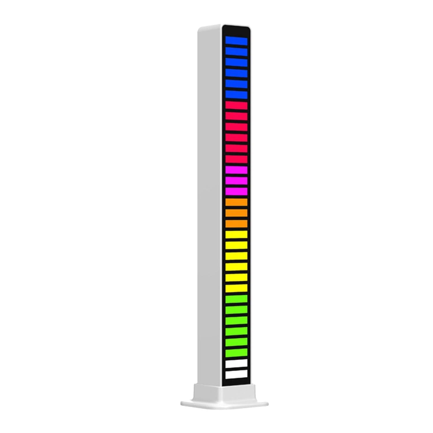 Rhythm Lights, AGC Automatic Gain Control 32 Colorful RGB Light Adjustable Pickup Rhythm Lights, RGB LED Voice-Activated Rhythm Light Car Home Sound Control Ambient Light (1 Pc) - Springkart 