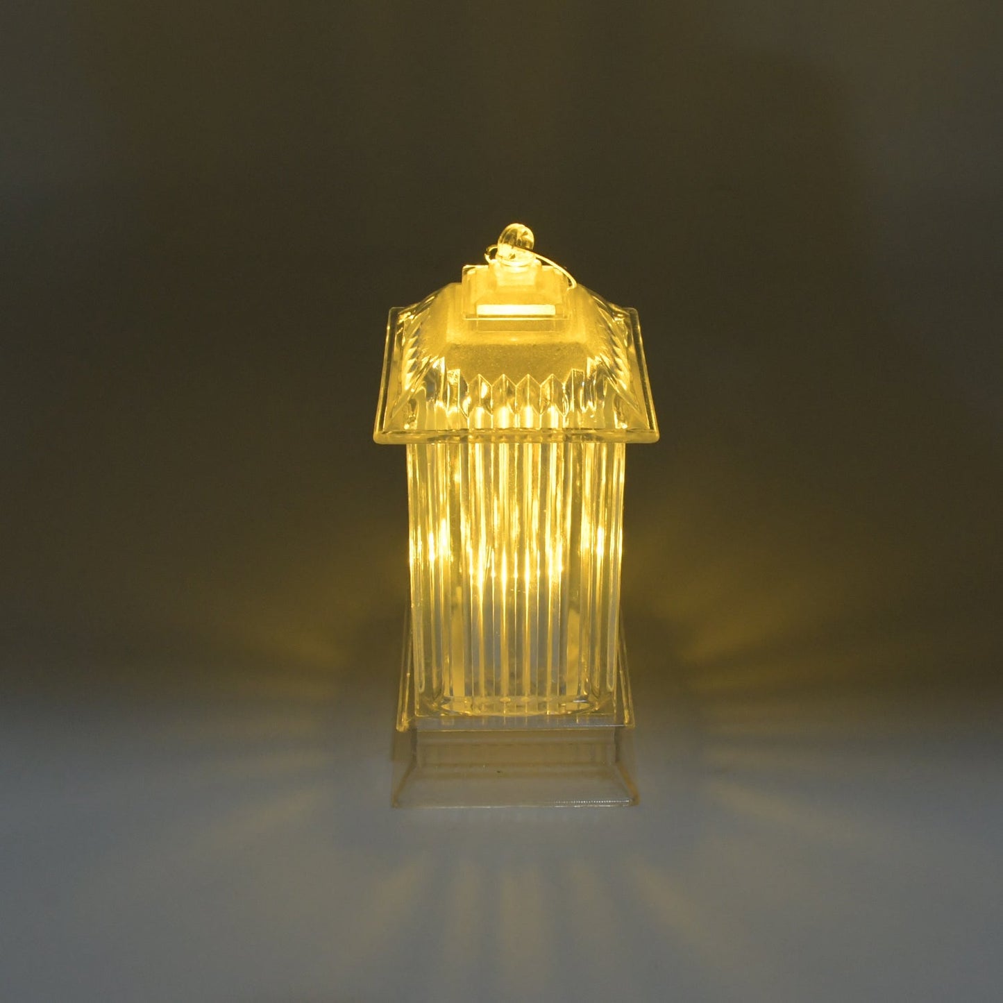 Lantern Shape Led Light Decorative LED Flickering Crystal Candle Light for Holiday Party, crylic Crystal Table Lamp Crystal Table Lamp Atmosphere Lamp Bedroom (MOQ :- 12pc) - Springkart 