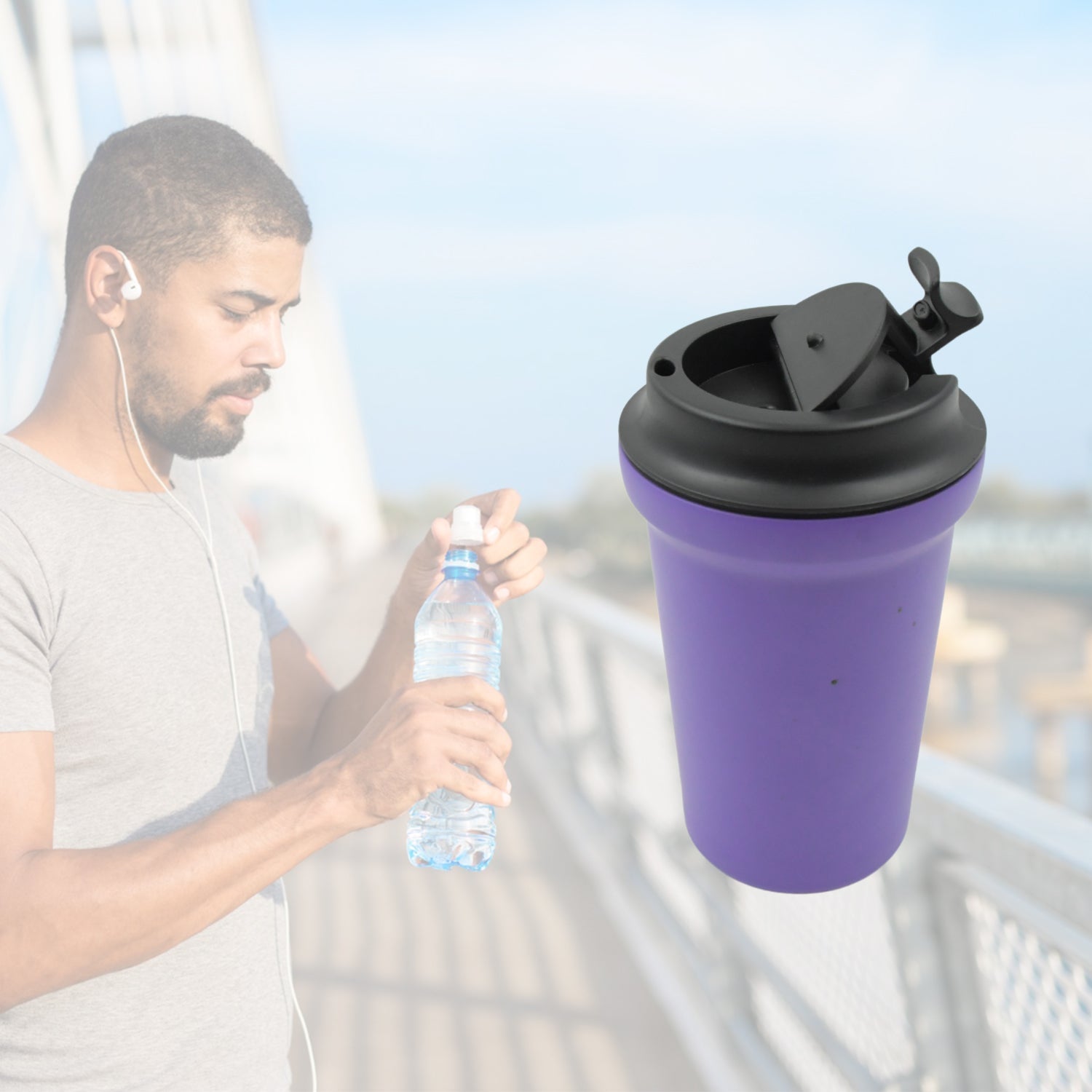 350ml Stainless Steel Vacuum Insulated Coffee Mug - Travel Mug - Springkart 