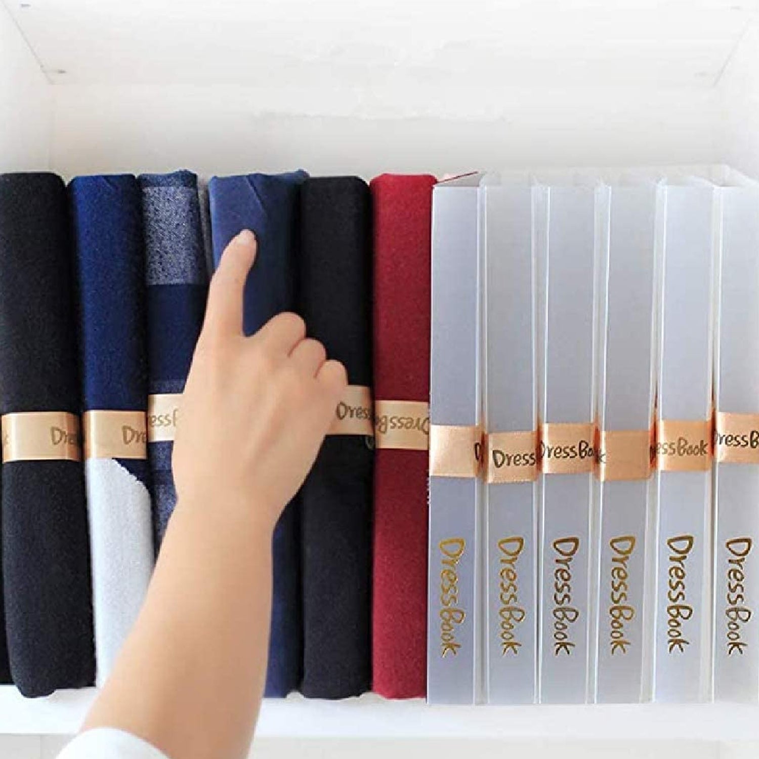 DressBook T Shirt Folder Soft Bendable Folding Board Clothes Folder Storage Organizer ( 5 pcs ) - Springkart 