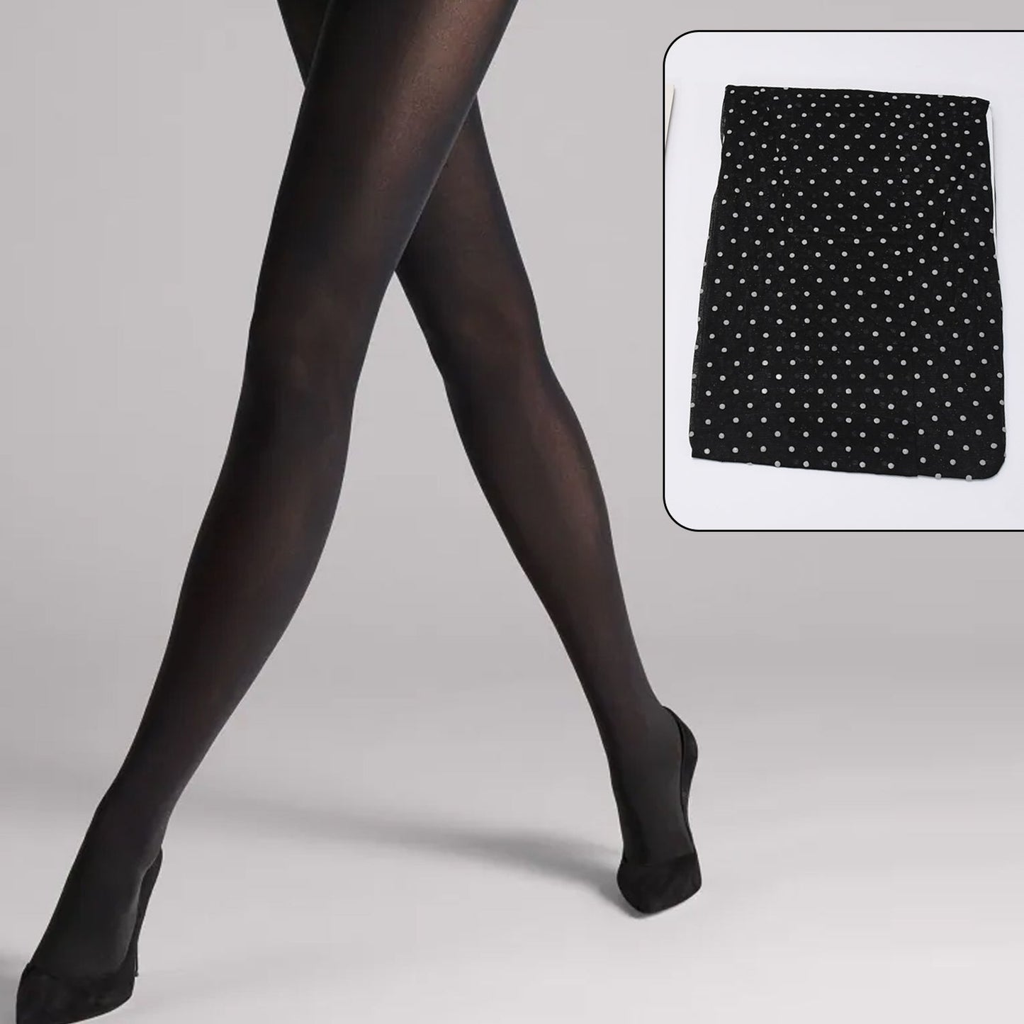 Body Stocking Cloth White Dot Design Stocking Cloth With ELASTIC CLOTH, THE BEST SOFT MATERIAL CLOTH - Springkart 