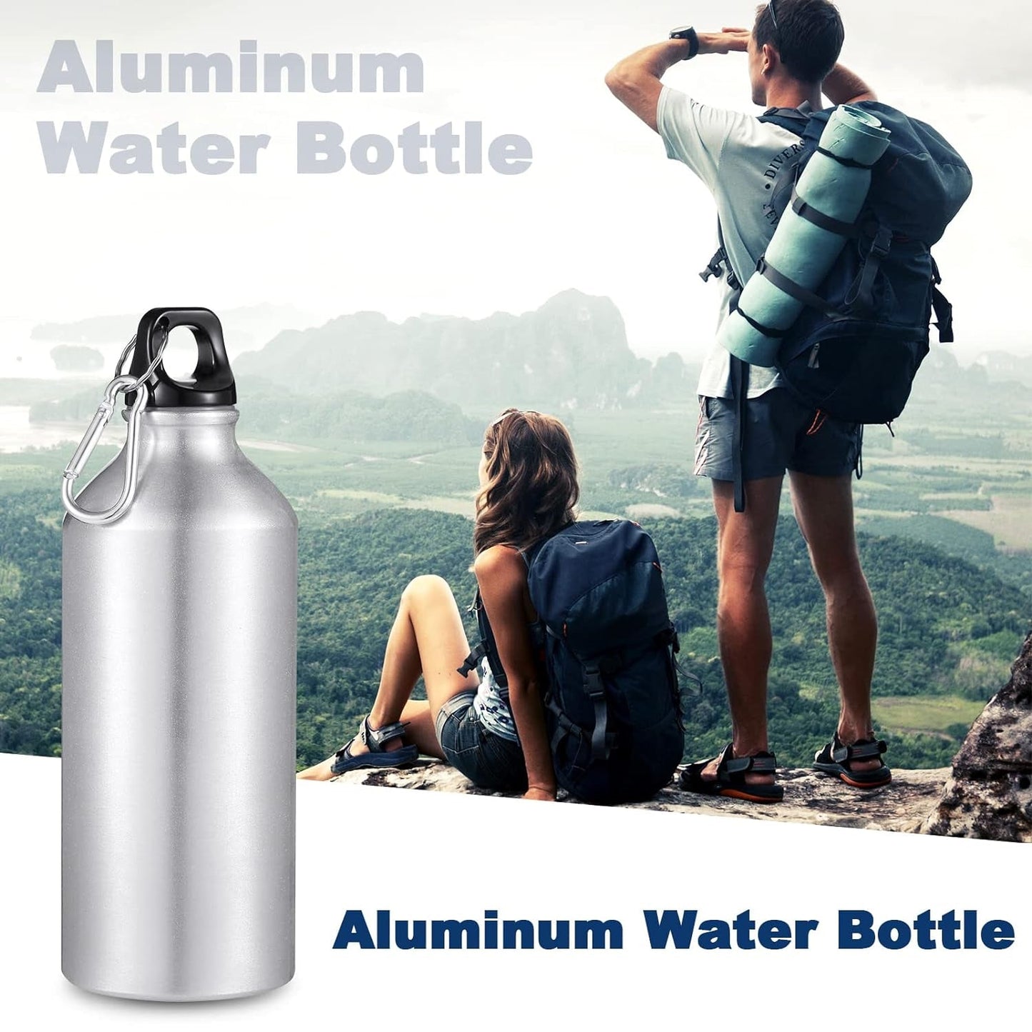 Aluminium Sports Water Bottle, 1 Pc (Capacity 750 ML Approx) - Springkart 