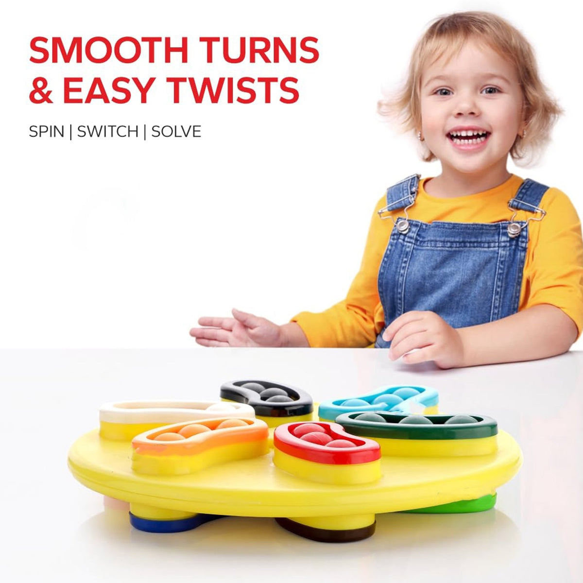 Magic Spin Round Rotating Puzzle Game (1 Pc) - Springkart 