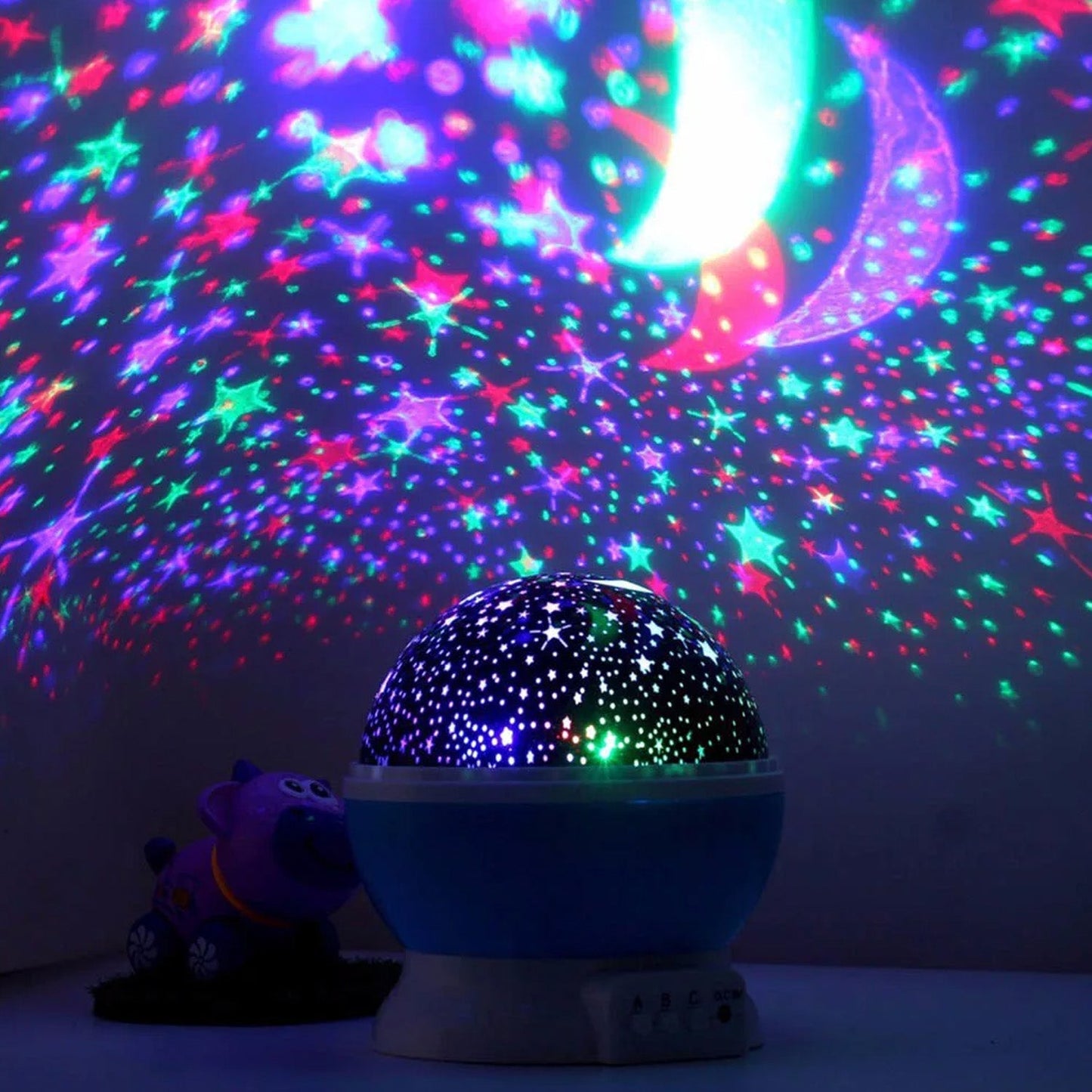 Moon Night Light Projector Star Master (1 Pc / Battery Not included) - Springkart 