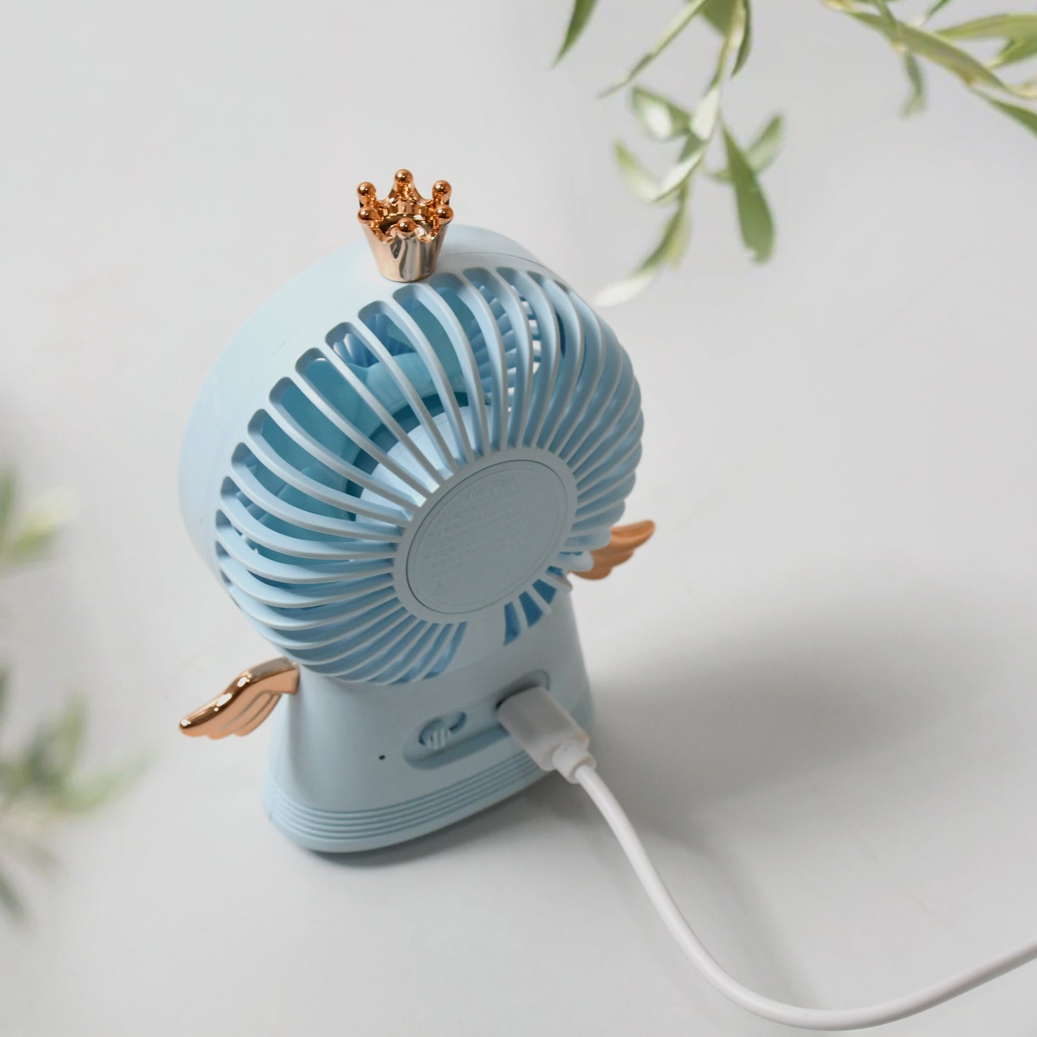 Cute Electric Mini Handheld Fan, Portable USB Rechargeable Mini Fan for Home, Office, Travel and Outdoor Use (1 Pc) - Springkart 