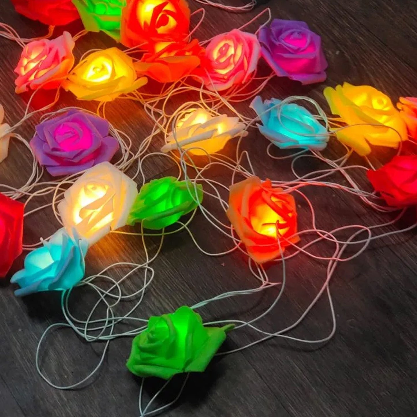 Home Decoration Diwali & Wedding LED String Light Indoor and Outdoor Light, Festival Decoration Led String Light, Multi-Color Light (1 Pc / Mix Design) - Springkart 