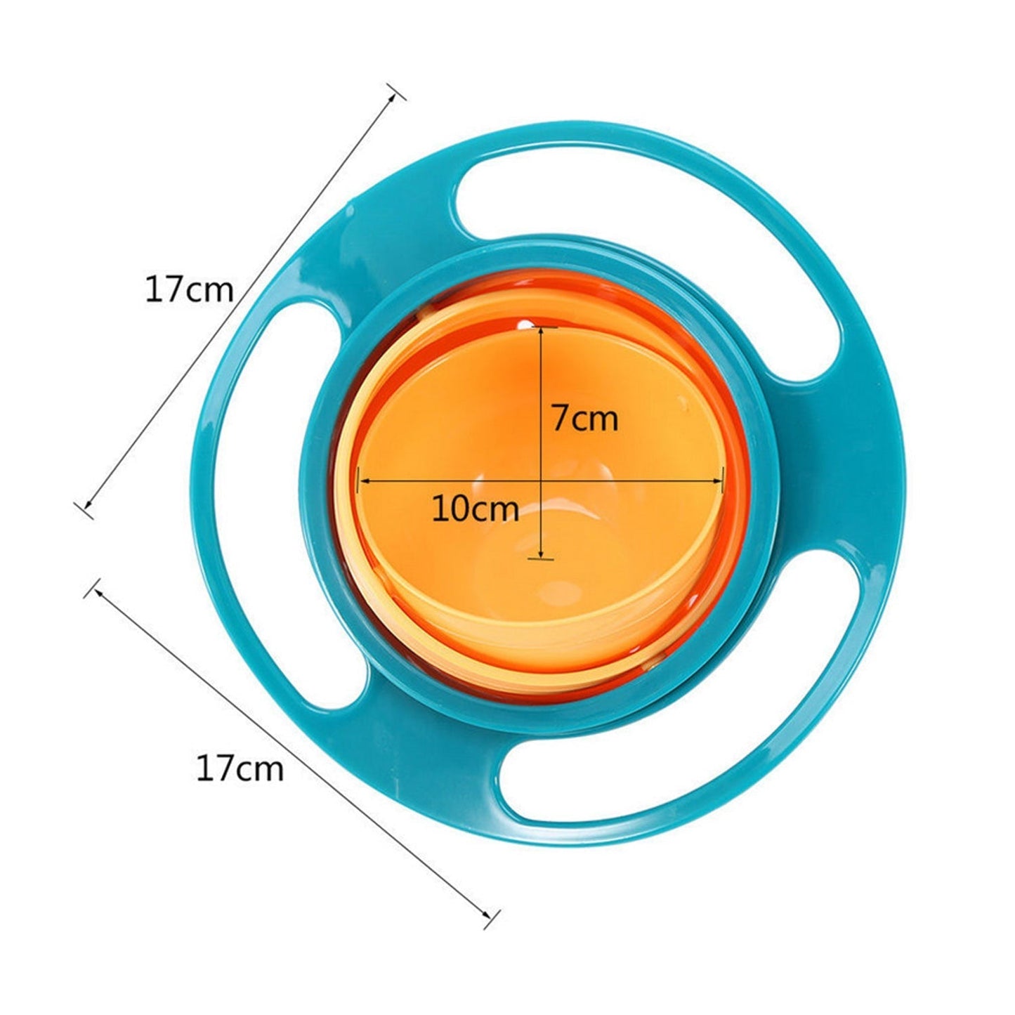 Rotating Baby Bowl used for serving food to kids and toddlers etc. - Springkart 