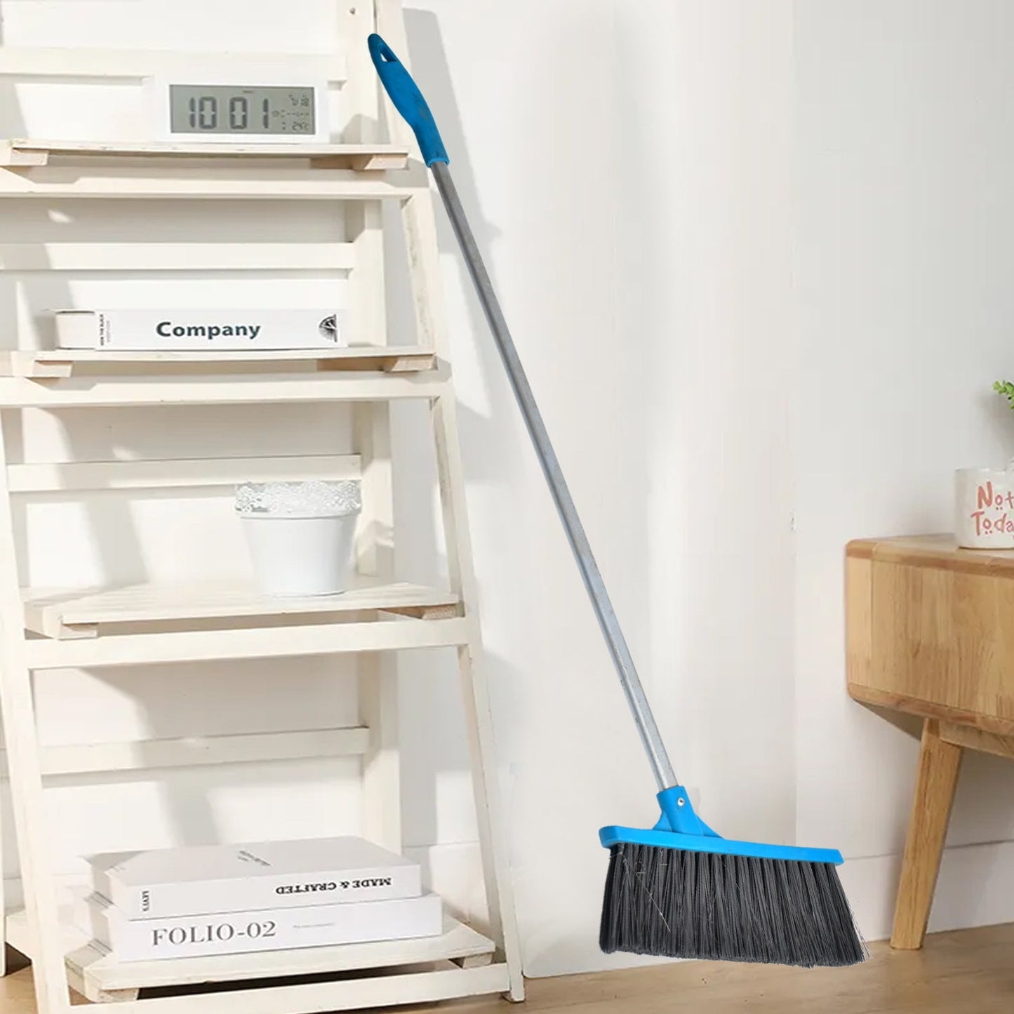Long Handle - Floor Scrub Brushes for Cleaning Shower, Stiff Bristle Scrubber Brush for Bathroom, Bathtub, Tub, Tile Floors, Garage - Springkart 