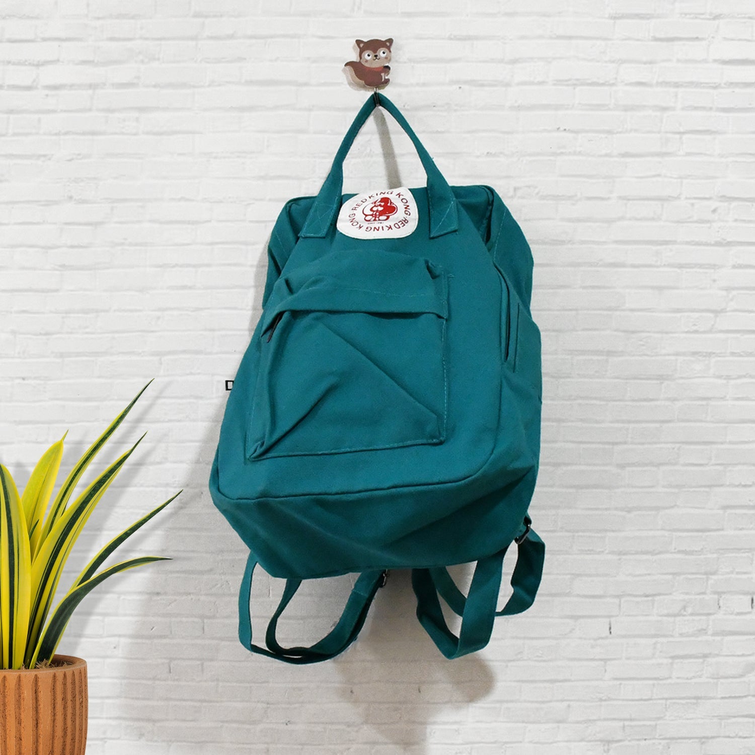 Durable Canvas Backpack, Conquer Your Day With King Kong (Mix Design) - Springkart 