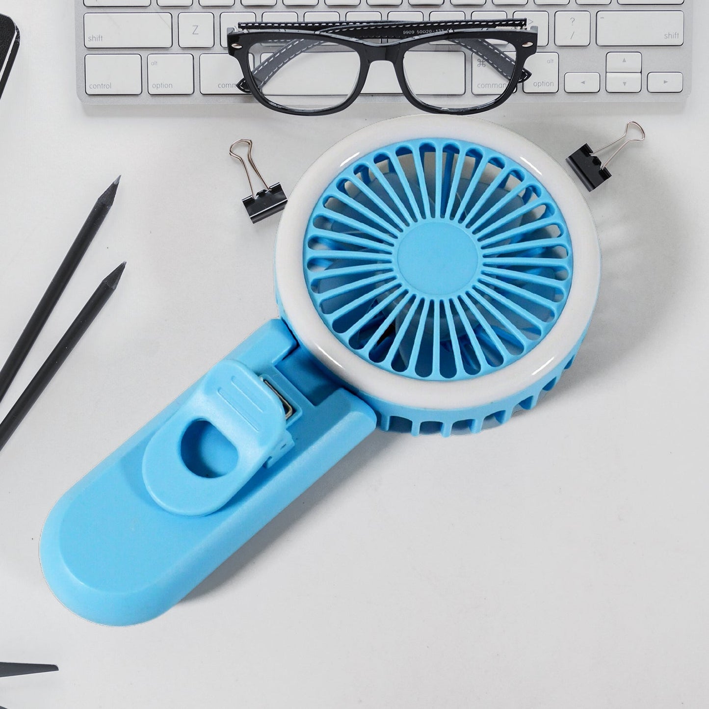 Clip Fan With Light, home, kitchen, Office Portable Fan, Rechargeable Fan - Springkart 