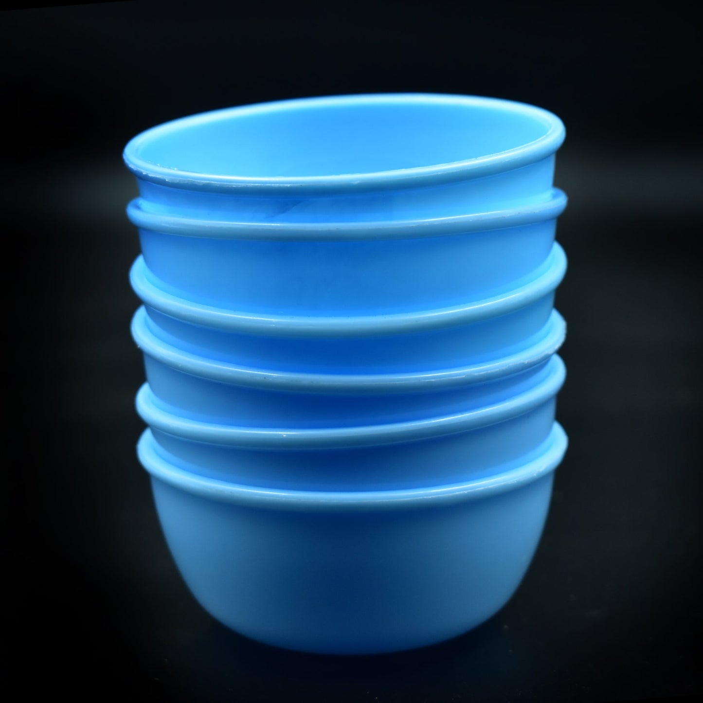 Small Plastic Bowl Set, Microwave Safe Unbreakable, Set of 6 - Springkart 