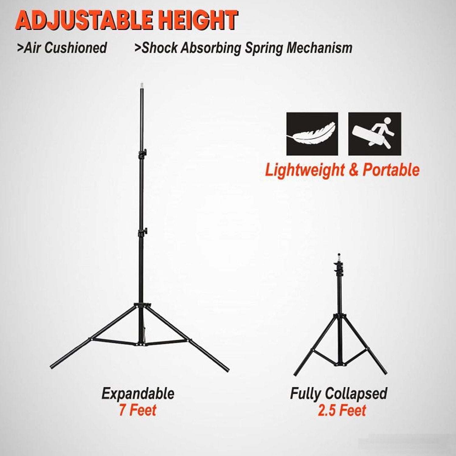 Artists' Portable Lightweight Metal Display Easel with Free Weatherproof - Springkart 