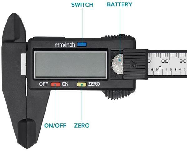 LCD Screen Digital Caliper (6 inch) - Springkart 