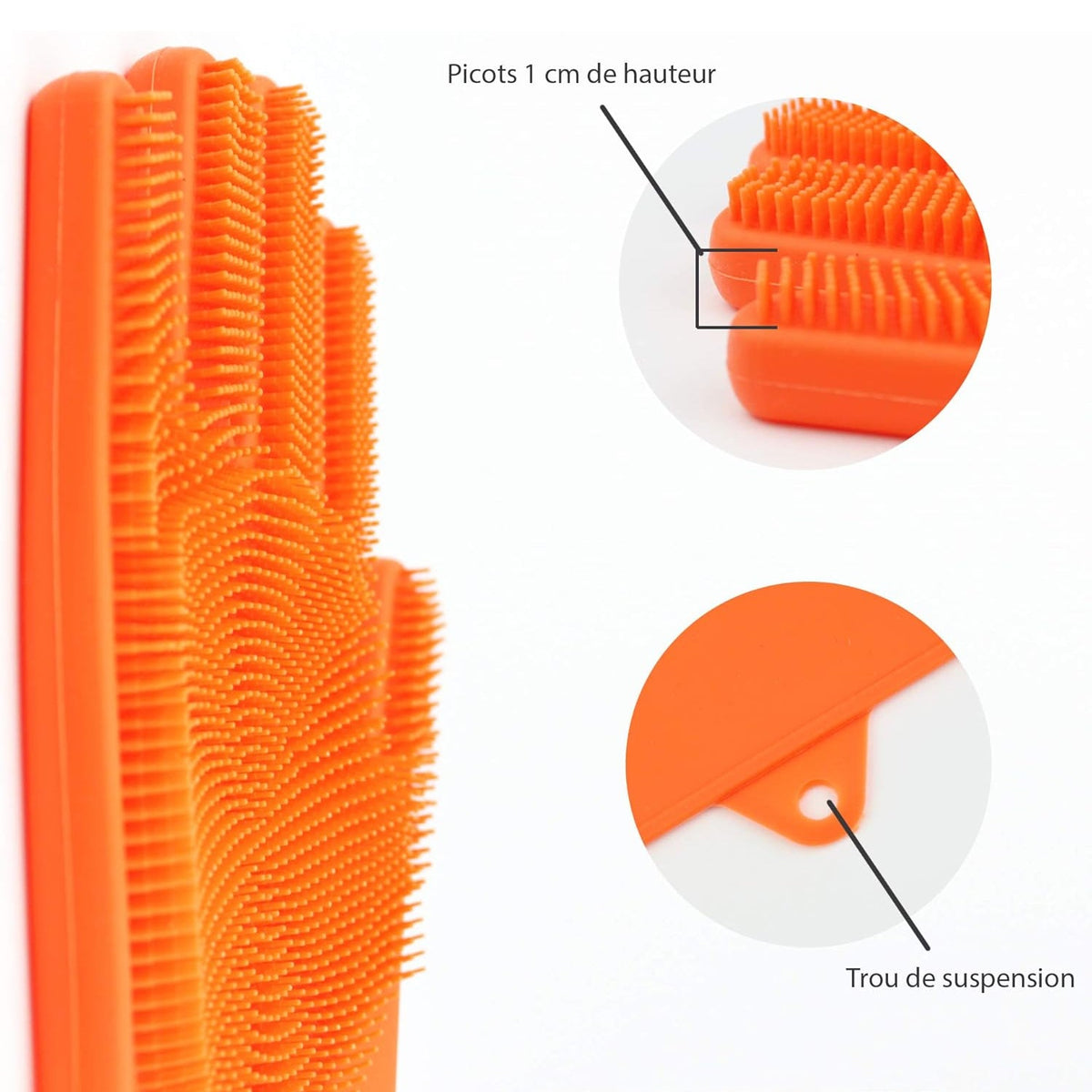 Gloves Magic Silicone Dish Washing Gloves With thumb knife finger protecor gears cutting vegetable (1 Pair) - Springkart 