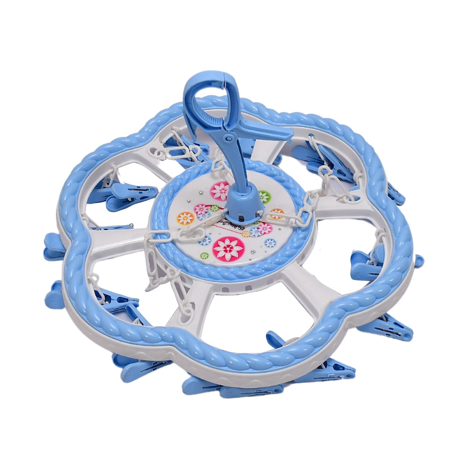 Flower Hanging Hanger 24 Clips Plastic Hanger - Springkart 