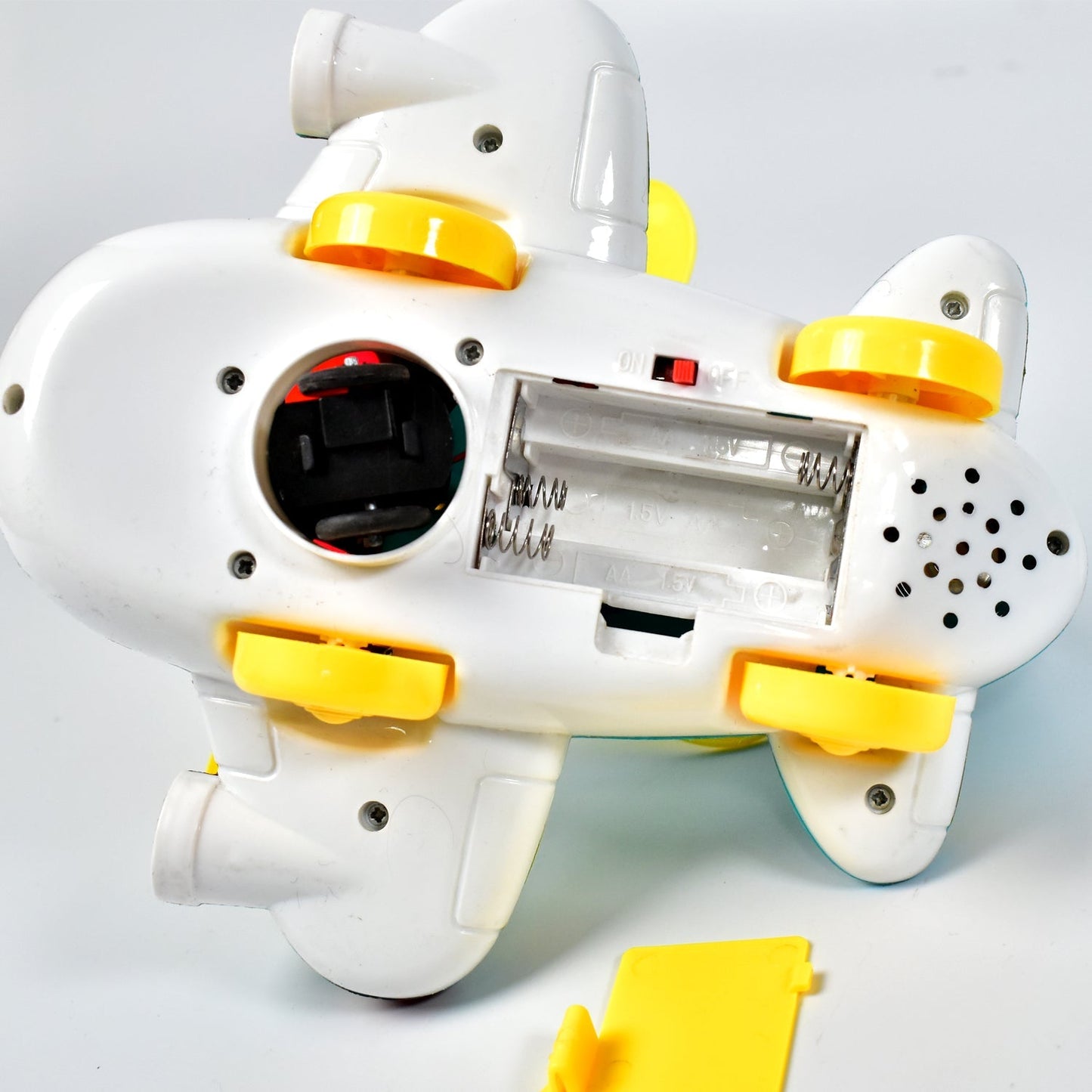 Helicopter Airplane Musical Toy - Electronic Moving Plane with Lights, for 6-18 Months, Encourages Crawling - Springkart 