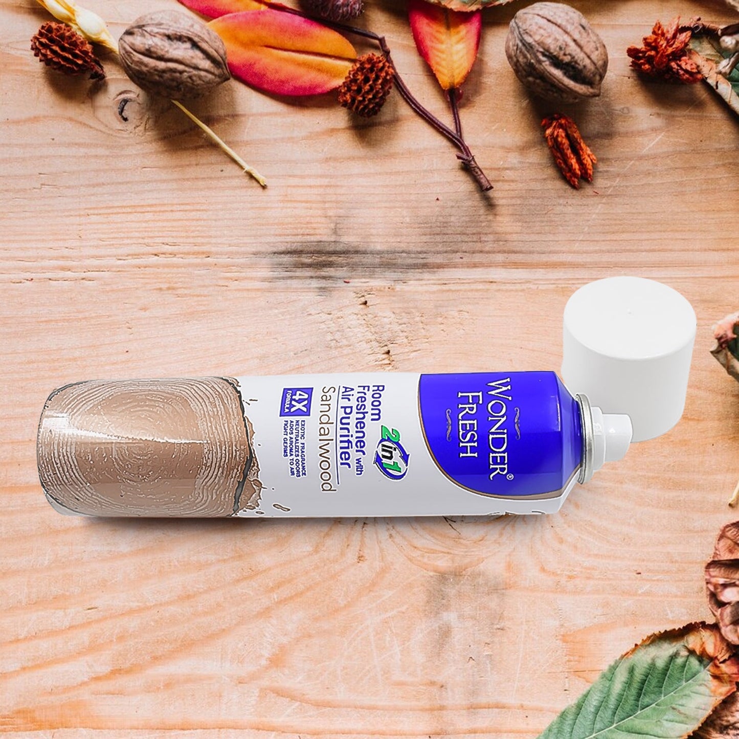 Fresh Air Freshener Spray, Sandalwood Fragrance | Long Lasting Fragrance for Home & Office (Mix Fragrance / 125 Gm) - Springkart 