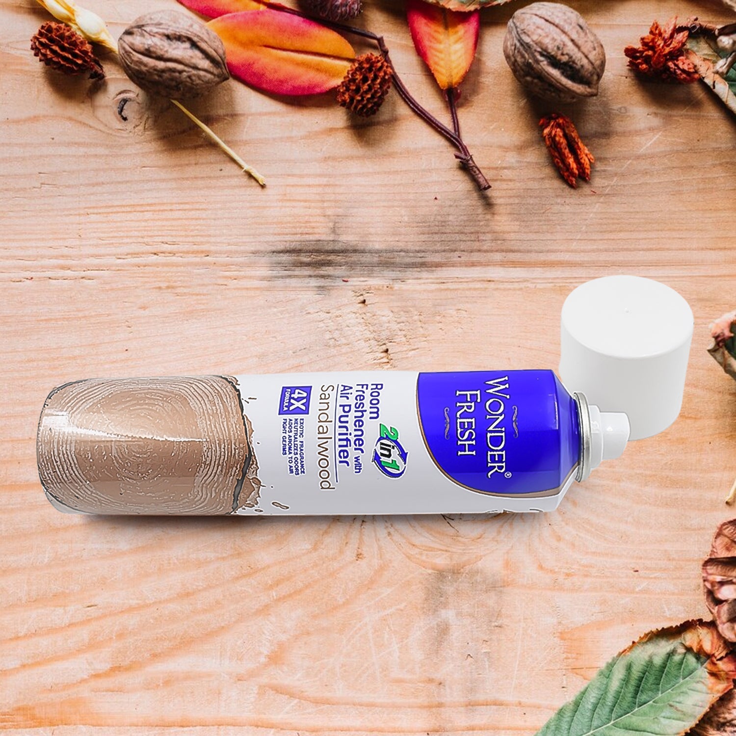 Fresh Air Freshener Spray, Sandalwood Fragrance | Long Lasting Fragrance for Home & Office (Mix Fragrance / 125 Gm) - Springkart 