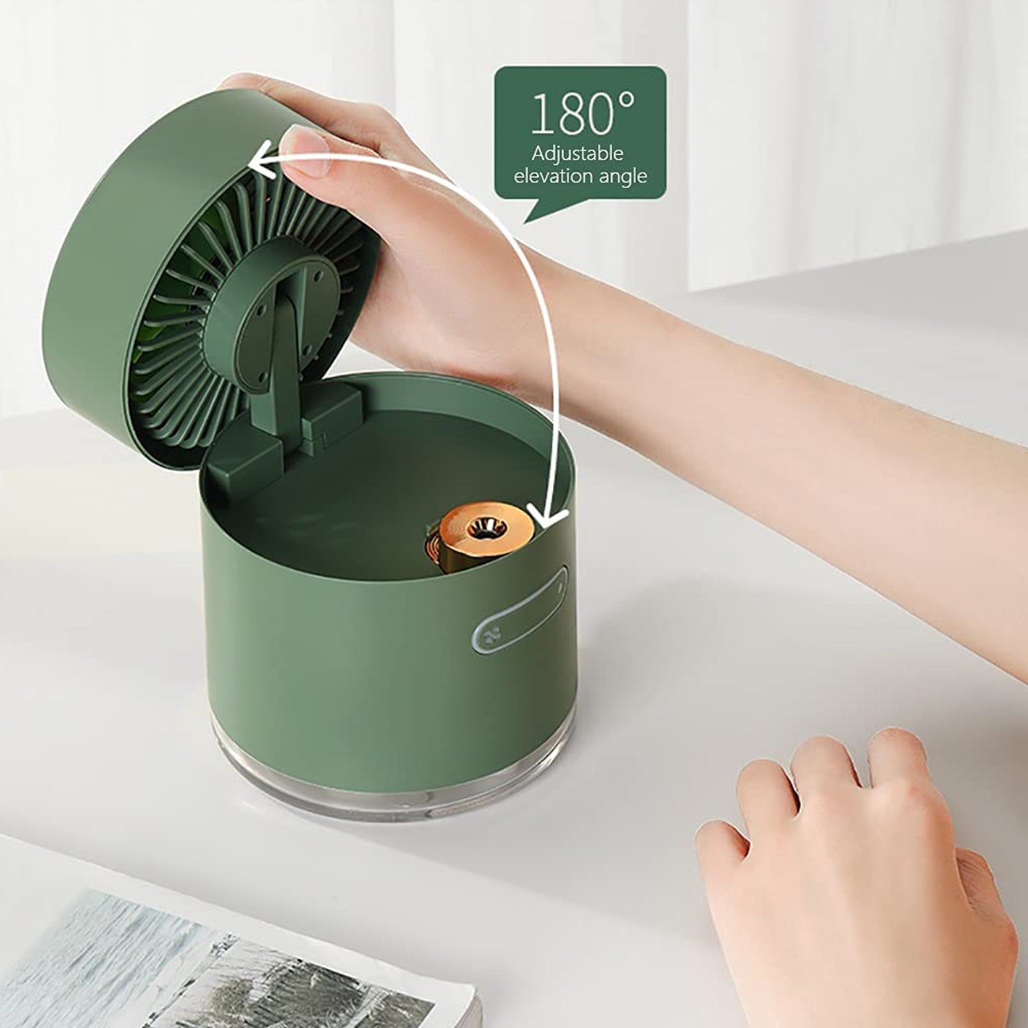 Mini Desktop Cooling Fan with Humidifier Spray - Springkart 