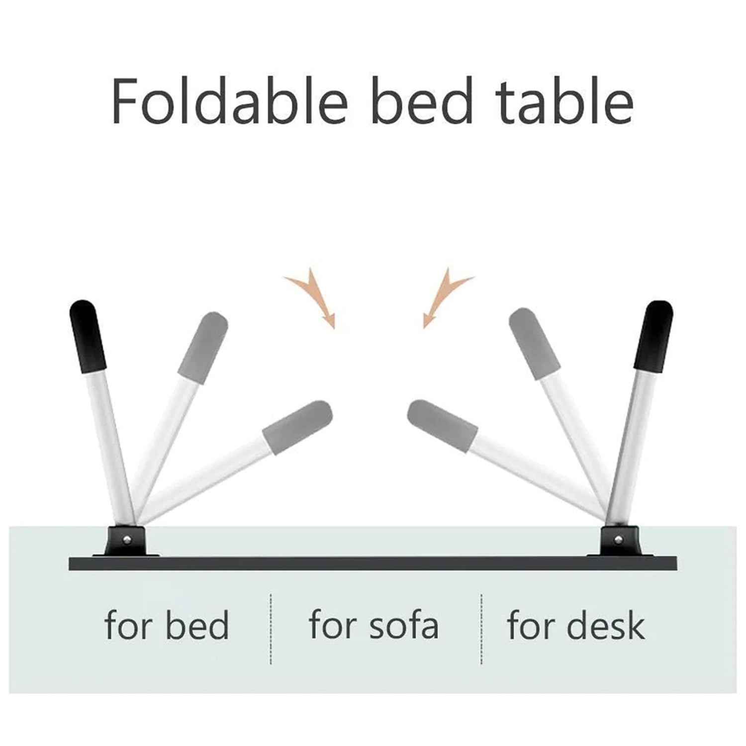 Laptop Table Foldable Portable Notebook Bed Lap Desk Tray Stand Reading Holder with Coffee Cup Slot for Breakfast, Reading & Movie Watching. - Springkart 