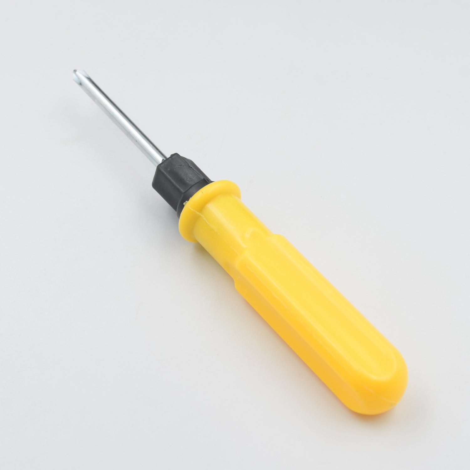 Small Pocket Size 2 in 1 Slotted Cross Head Double Sided Flat Magnetic Screwdriver with PVC Plastic Coated Handle (1 Pc) - Springkart 