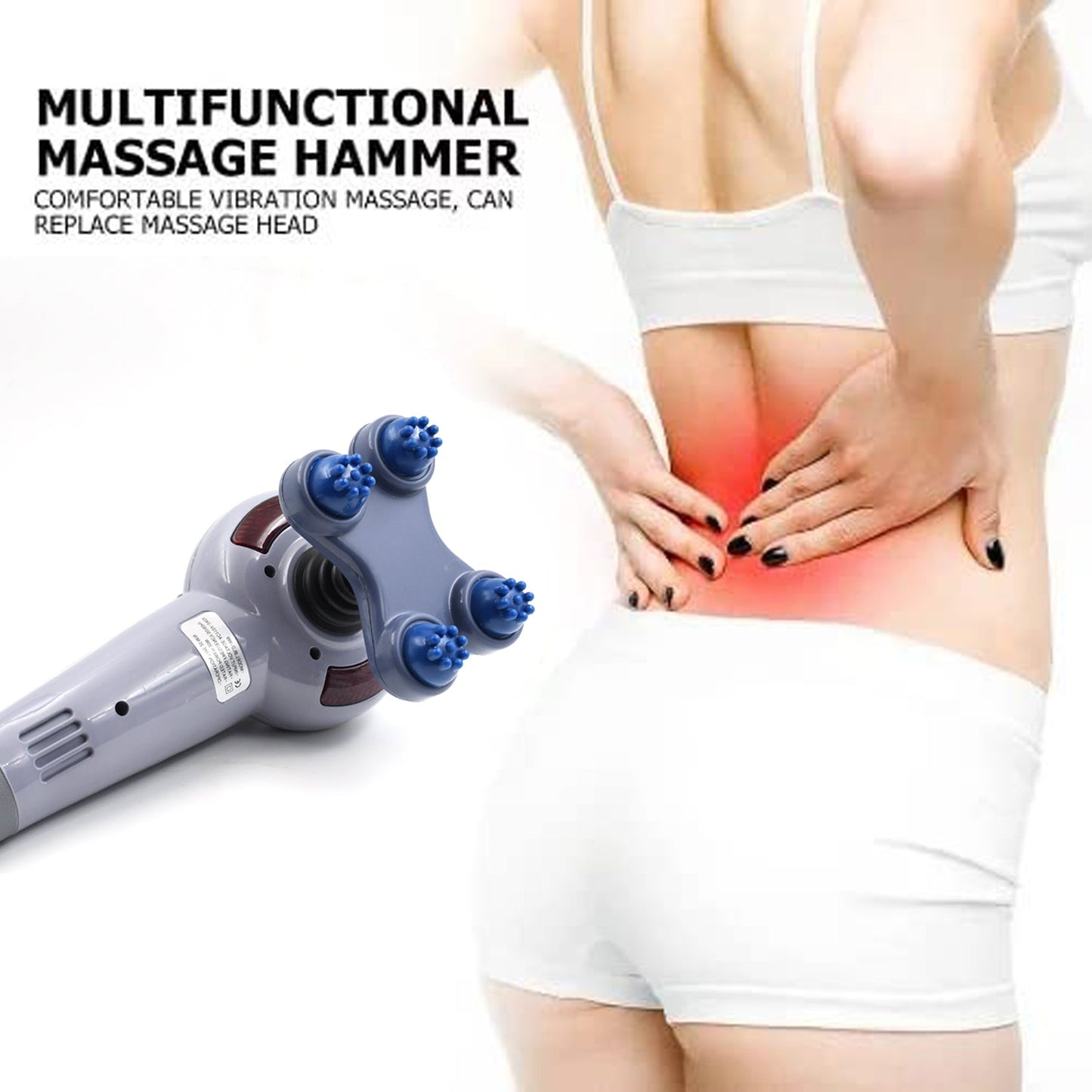 Electric 8 In 1 Full Body Massager, Magic Massager (1 Set) - Springkart 