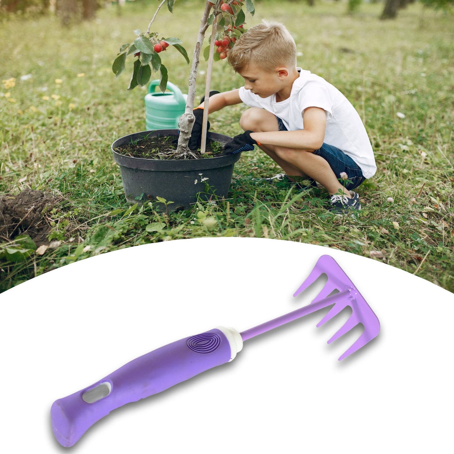 Heavy Duty Garden Tools, Gardening Tools Kit for Home Garden, Indoor and Outdoor Gardening for Plants, Agriculture, and Soil Tools (1 Pc)  (5 Different Types Tool) - Springkart 