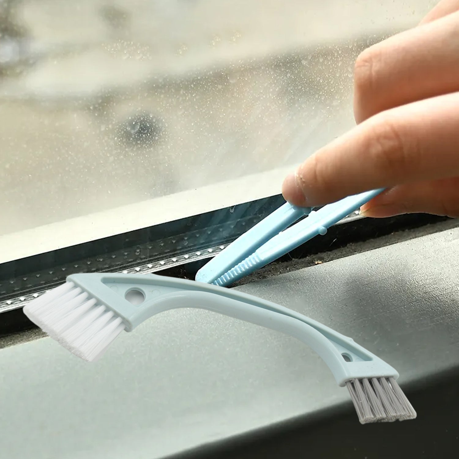 Multi Purpose Double Side Twin Cleaning Brush For Home & Clening Brush (1 Pc) - Springkart 
