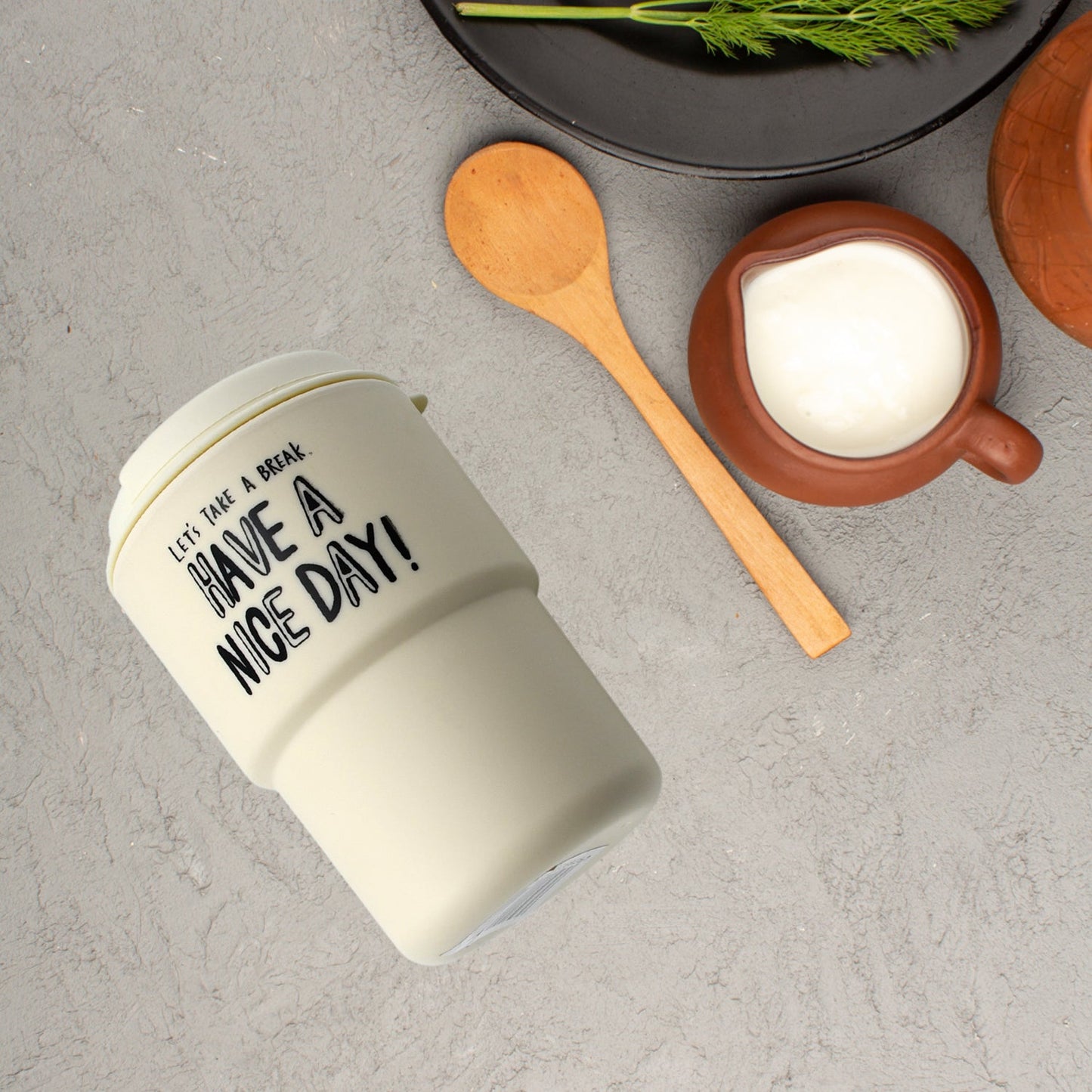 Appreciation and Motivation Portable Plastic Coffee Cup for Travel, Home, Office, Gift for Travel Lovers - Springkart 