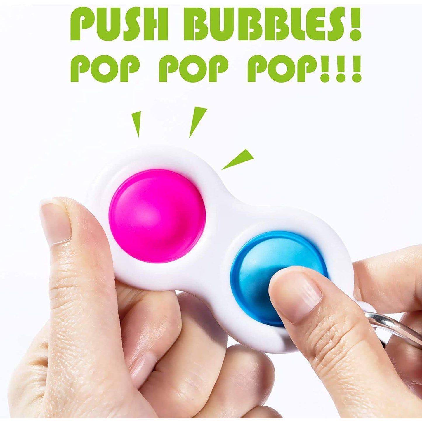 Simple Dimple Fidget Toy Mini Keychain - Springkart 