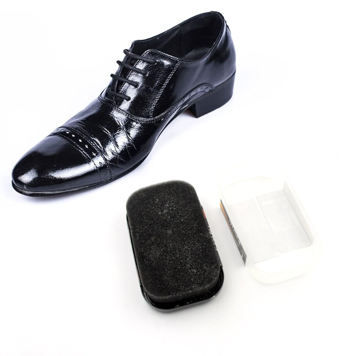 Shoe Shiner and Shoe Polish For All Colours Leather Shoes, Formal Shoes, Oxford Shoes & Dress Shoes (1 Pc) - Springkart 