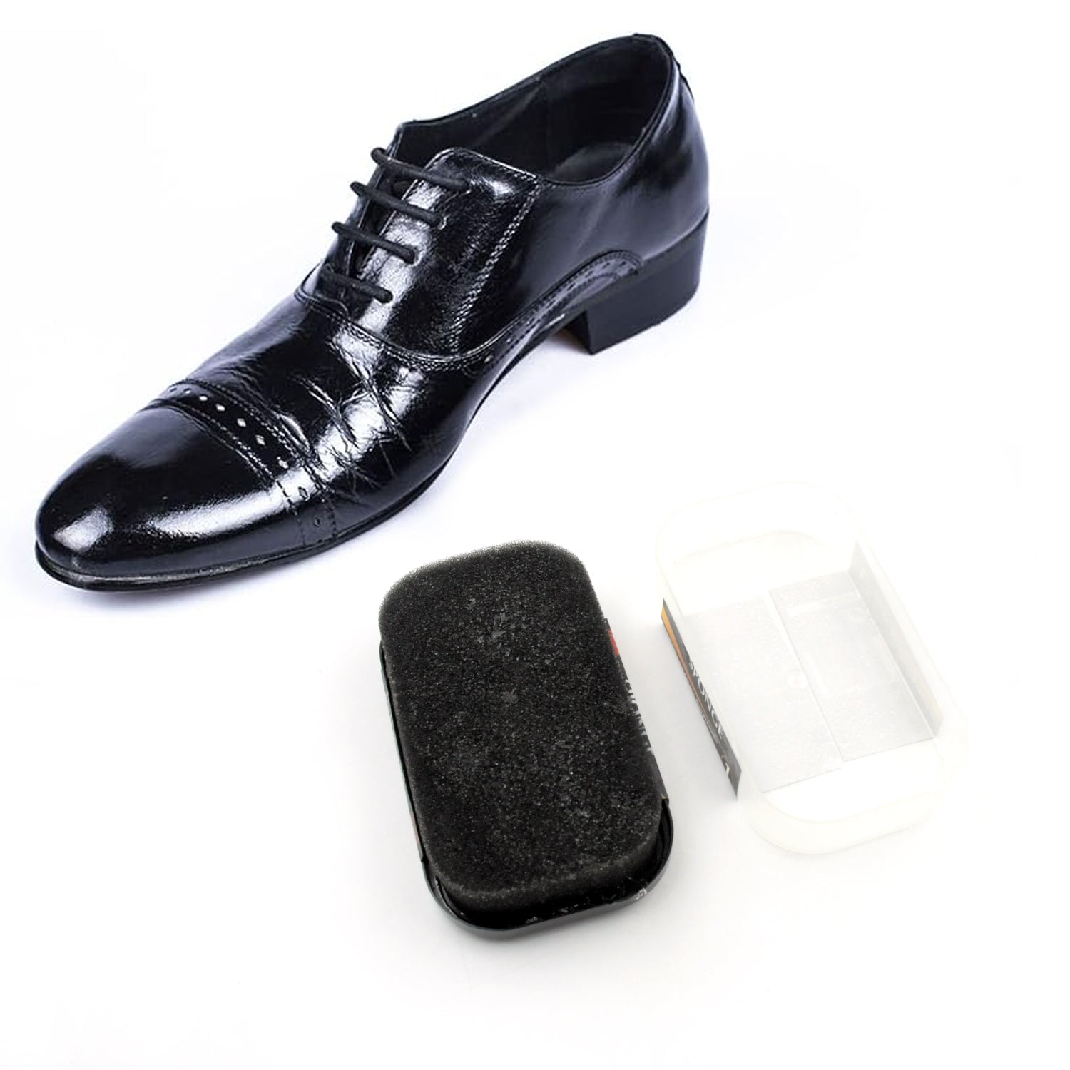 Shoe Shiner and Shoe Polish For All Colours Leather Shoes, Formal Shoes, Oxford Shoes & Dress Shoes (1 Pc) - Springkart 