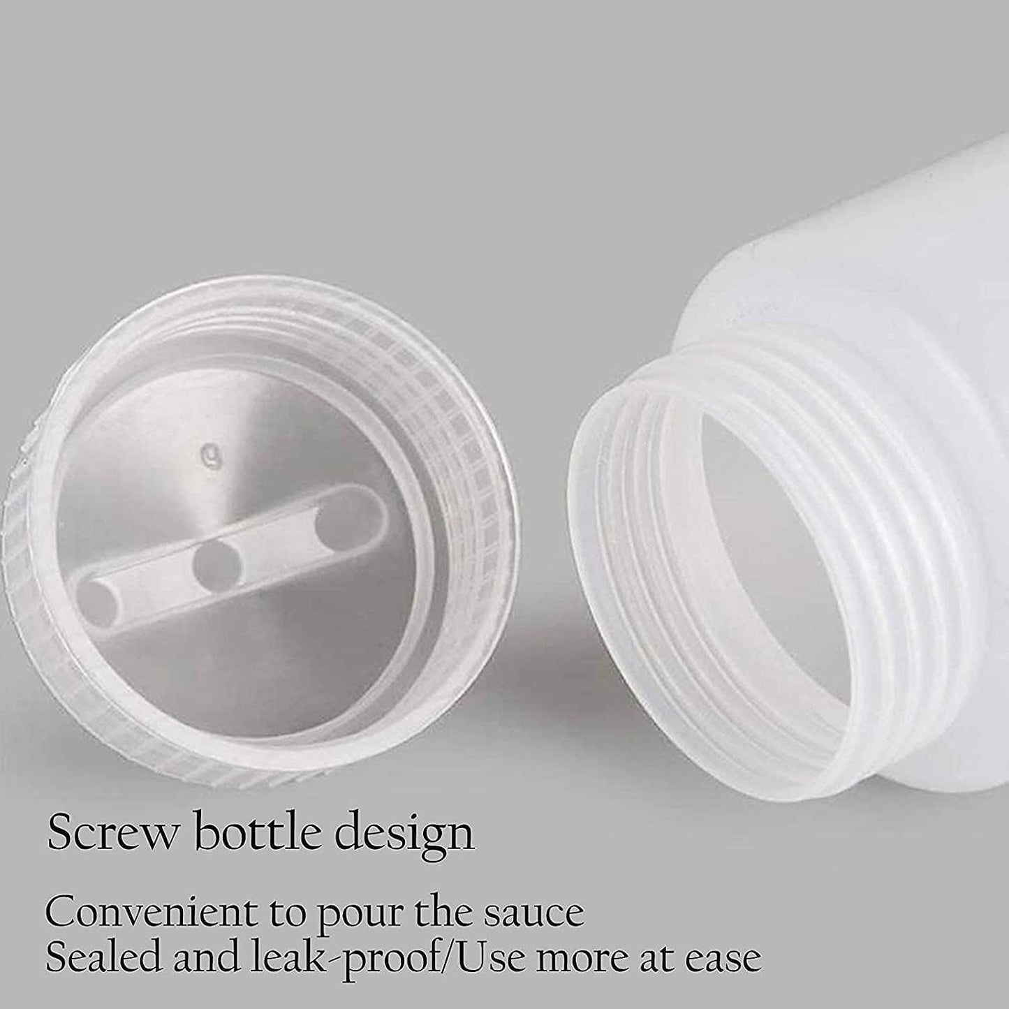 Ketchup Bottles With 3 Nozzle For Sauce, Mayonnaise, Chocolate Syrup Using Bottle Reusable Plastic Bottle ( 360ml ) - Springkart 