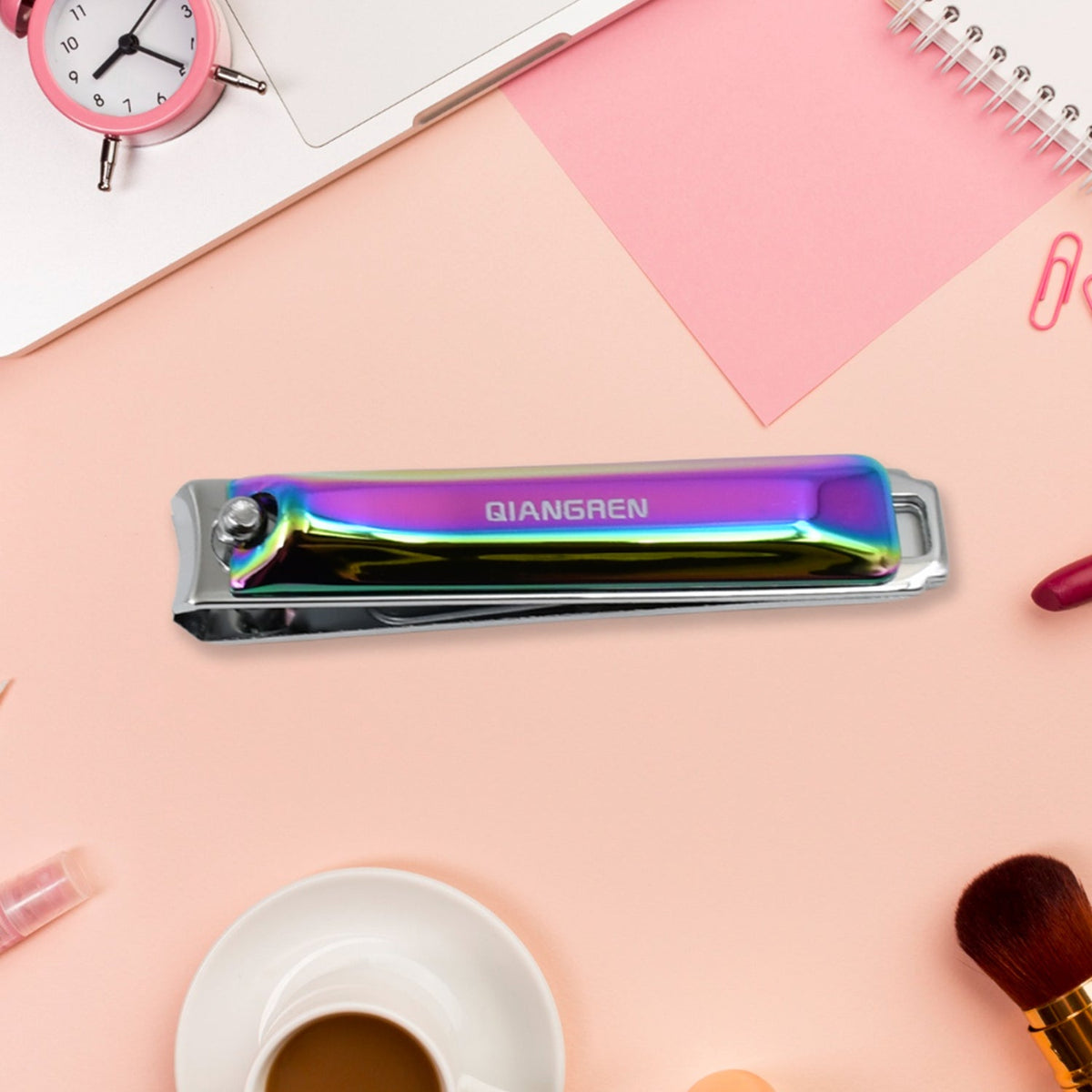 Stainless Steel Folding Portable Large Nail Clippers with Nail File (1 Pc) - Springkart 