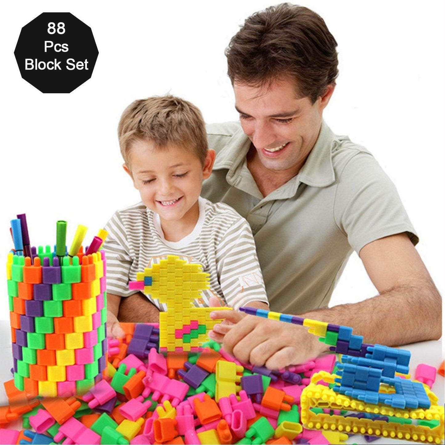Blocks for Kids House Construction Building - Springkart 