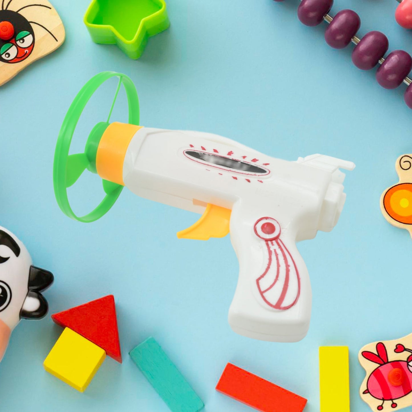 Flash & Sound Super Speed Spinner Gun Set for Kids (Battery Not Included / 1 Pc ) - Springkart 