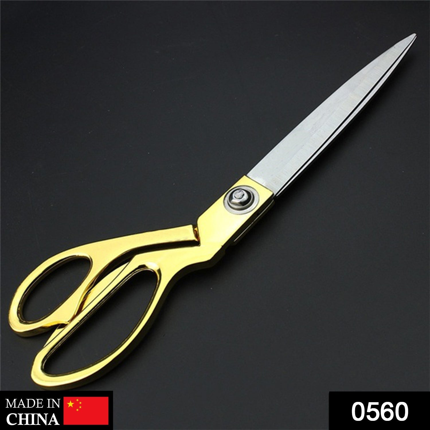 Gold Plated Professional Cloth Cutting Scissor - Springkart 