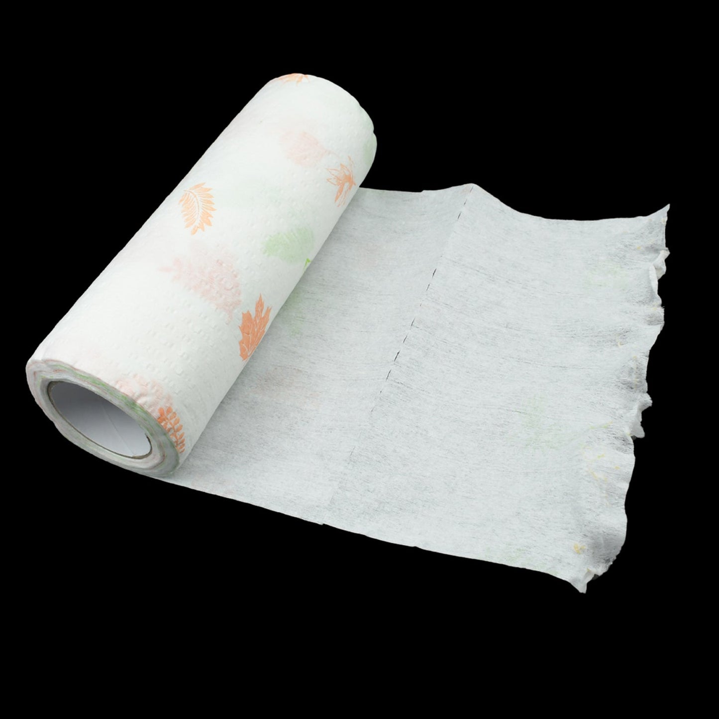 Non Woven Reusable and Washable Kitchen Printed Tissue Roll Non-stick Oil Absorbing Paper Roll Kitchen Special Paper Towel Wipe Paper Dish Cloth Cleaning Cloth 40 sheets / Pulls - Springkart 