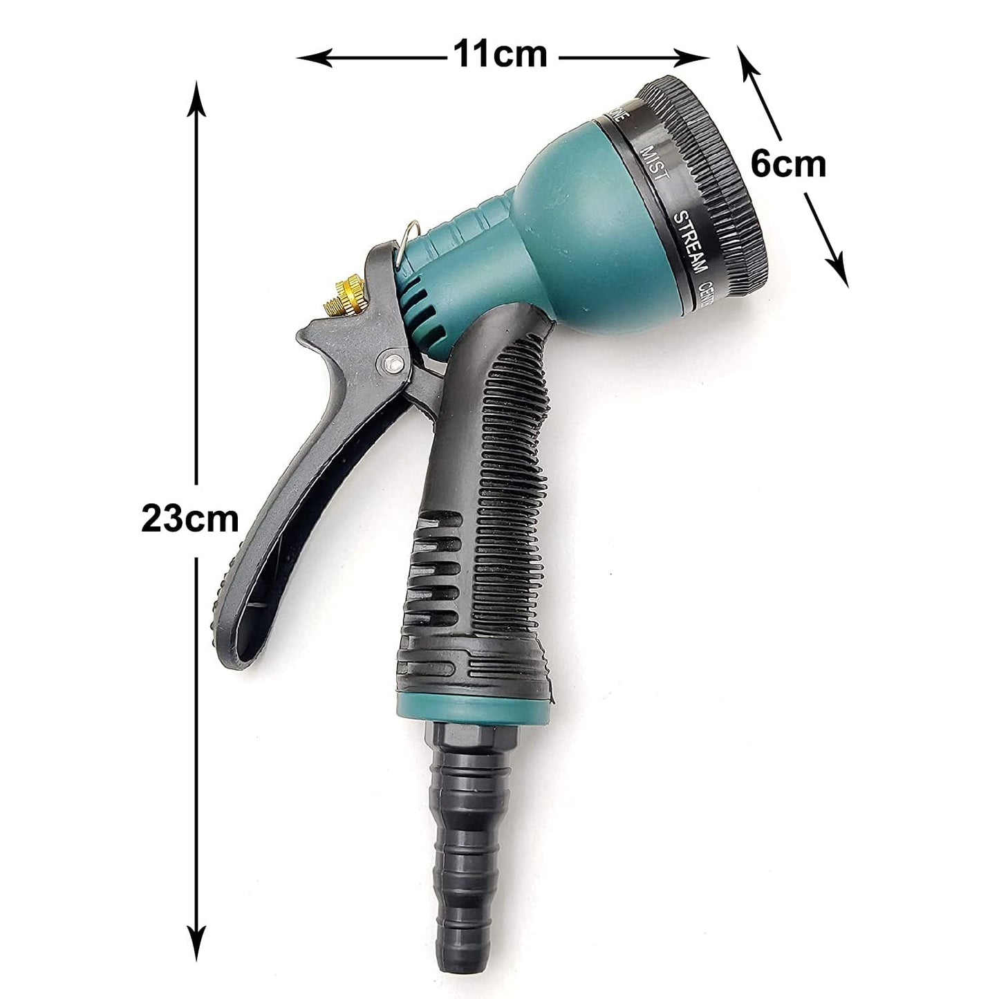 Adjustable 8 Pattern Water Spray Gun Trigger High Pressure For vehicle & cleaning Garden Lawn, Grass rinse, flat, soak & washing for Car Bike Plants Pressure Washer water Nozzle - Springkart 