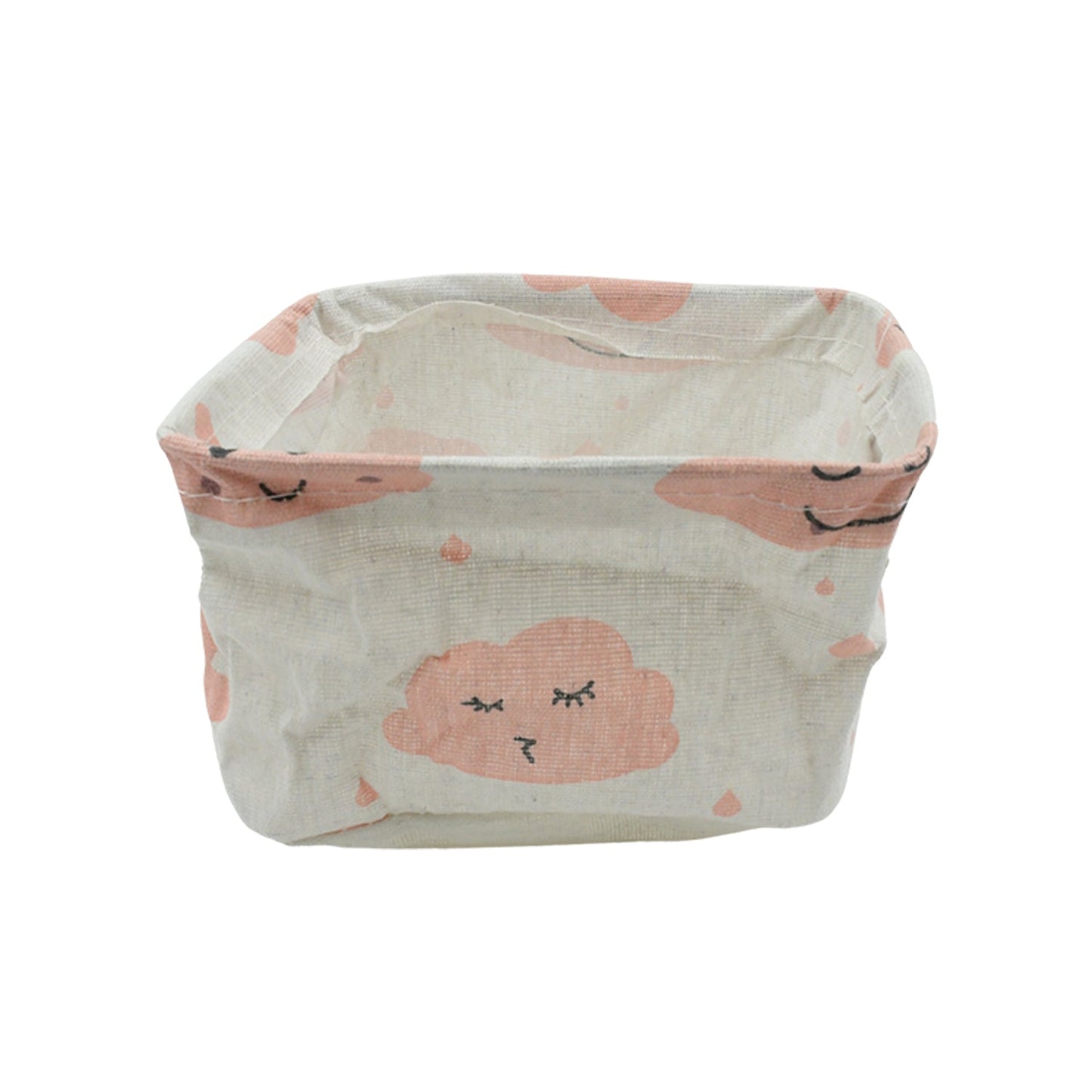 Small Foldable Storage Boxes Cubes Container Organizer Baskets Fabric Drawers Bedroom, Closet, Toys, Thick Cloth Shimmer, Home Decor Organizers Bag for Adult Makeup, Baby Toys liners, Books - Springkart 