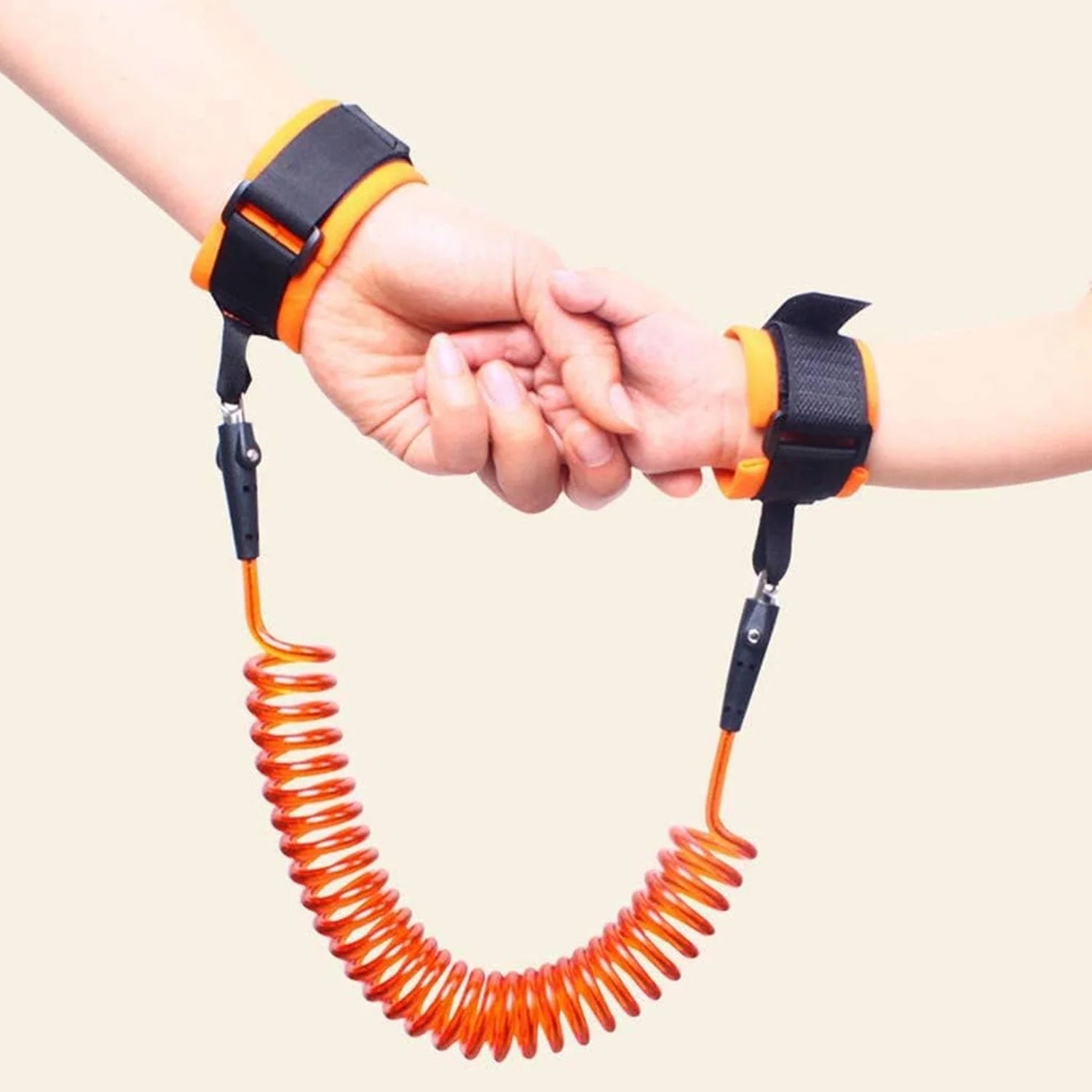 Baby Safety Rope, Anti Lost Safety Wrist Bracelet for Baby Child, with Extra Long Harness Strap Walking Hand Belt, Comfortable Children's Harness for Toddlers Kids (Maximum length to 2.5M) - Springkart 