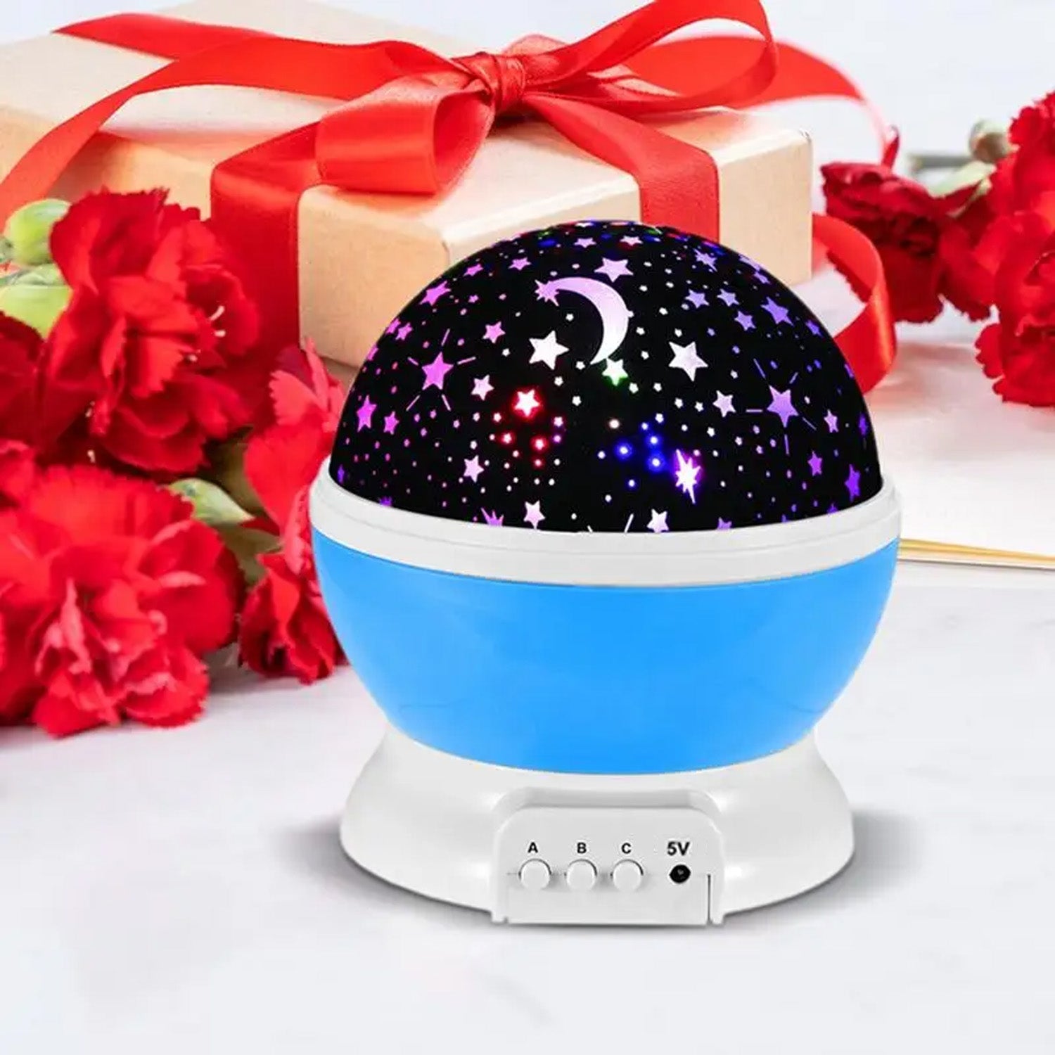 Moon Night Light Projector Star Master (1 Pc / Battery Not included) - Springkart 