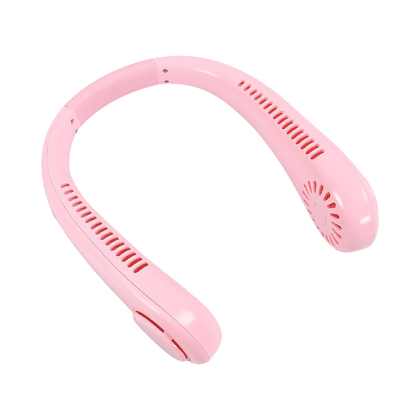 Portable Neck Fan: Holiday Hands Free Bladeless Neck Fan, 360° Cooling Hanging Fan, USB Rechargeable Personal Neck Fan, Wearable Neck Fan Suitable for Traveling - Springkart 